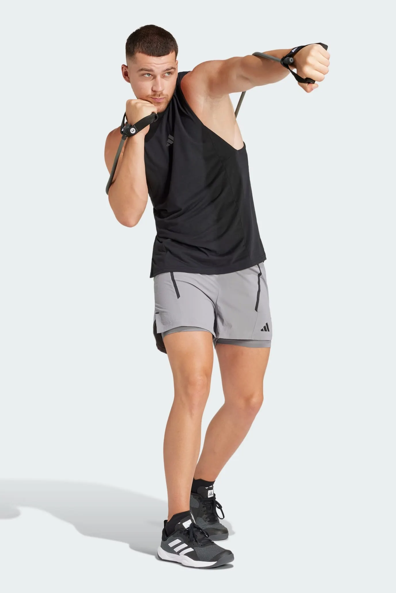 Чоловіча чорна майка Designed for Training Workout 2