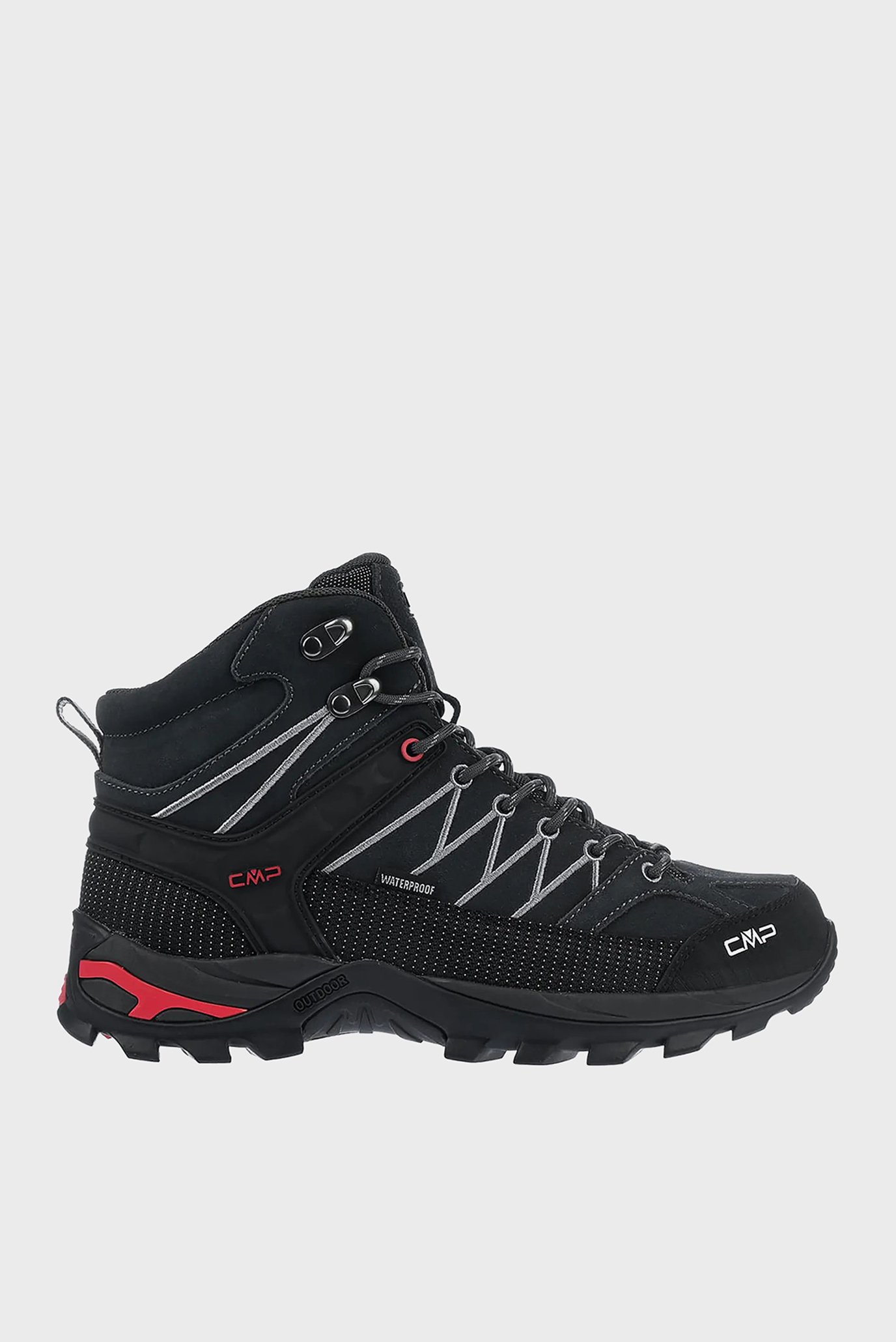 Мужские черные замшевые ботинки RIGEL MID TREKKING Черный 44 CMP 3Q12947-60UU Мужские черные замшевые ботинки RIGEL MID TREKKING Черный 44 CMP 3Q12947-60UU