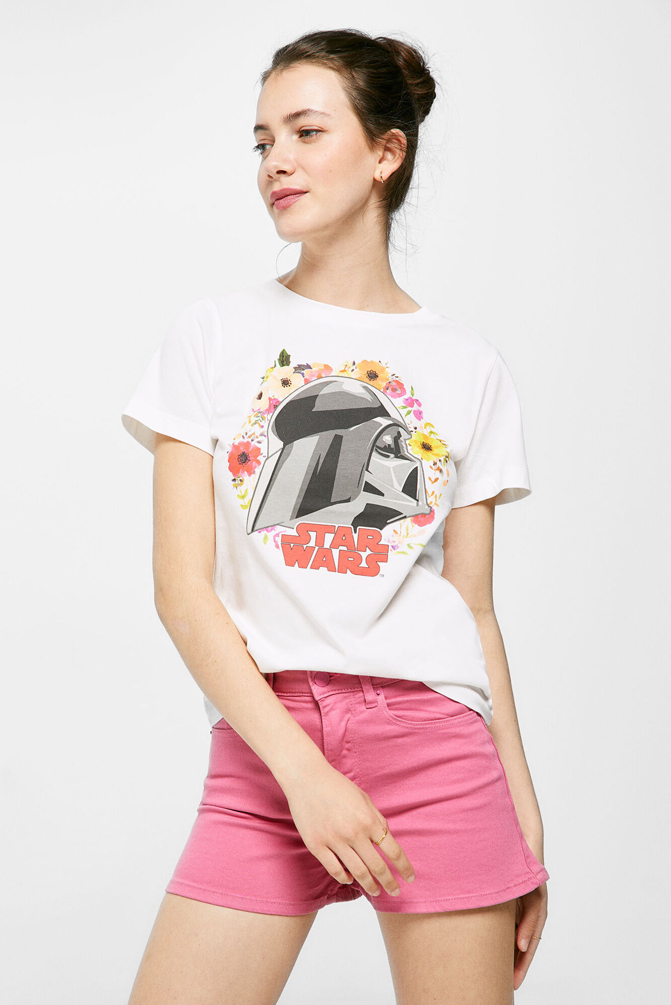 Женская белая футболка Star Wars 1