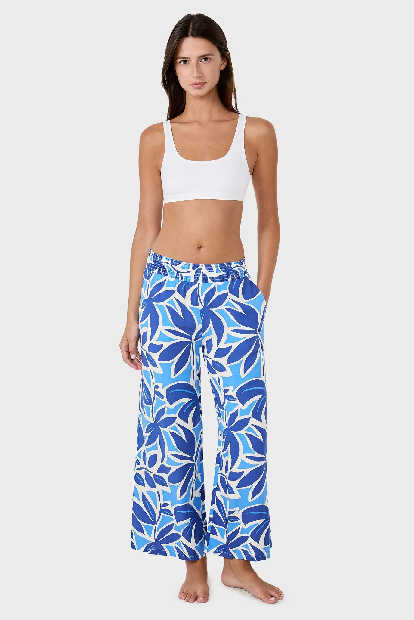 Женские брюки с узором 7/8 SILVYANA 2