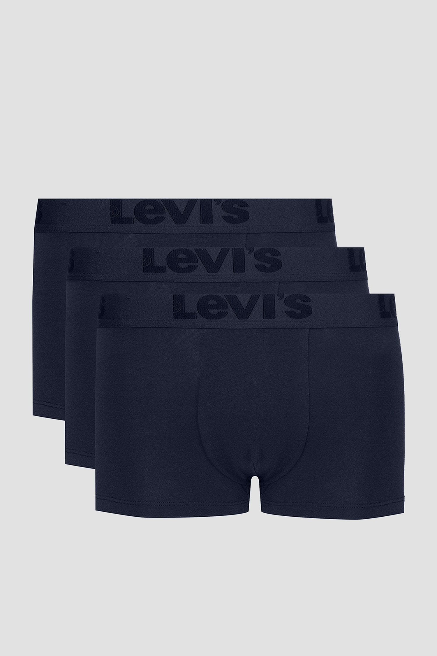 Мужские темно-синие трусы (3 шт) Синий S Levi’s® 905042001;002 Мужские темно-синие трусы (3 шт) Синий S Levi’s® 905042001;002