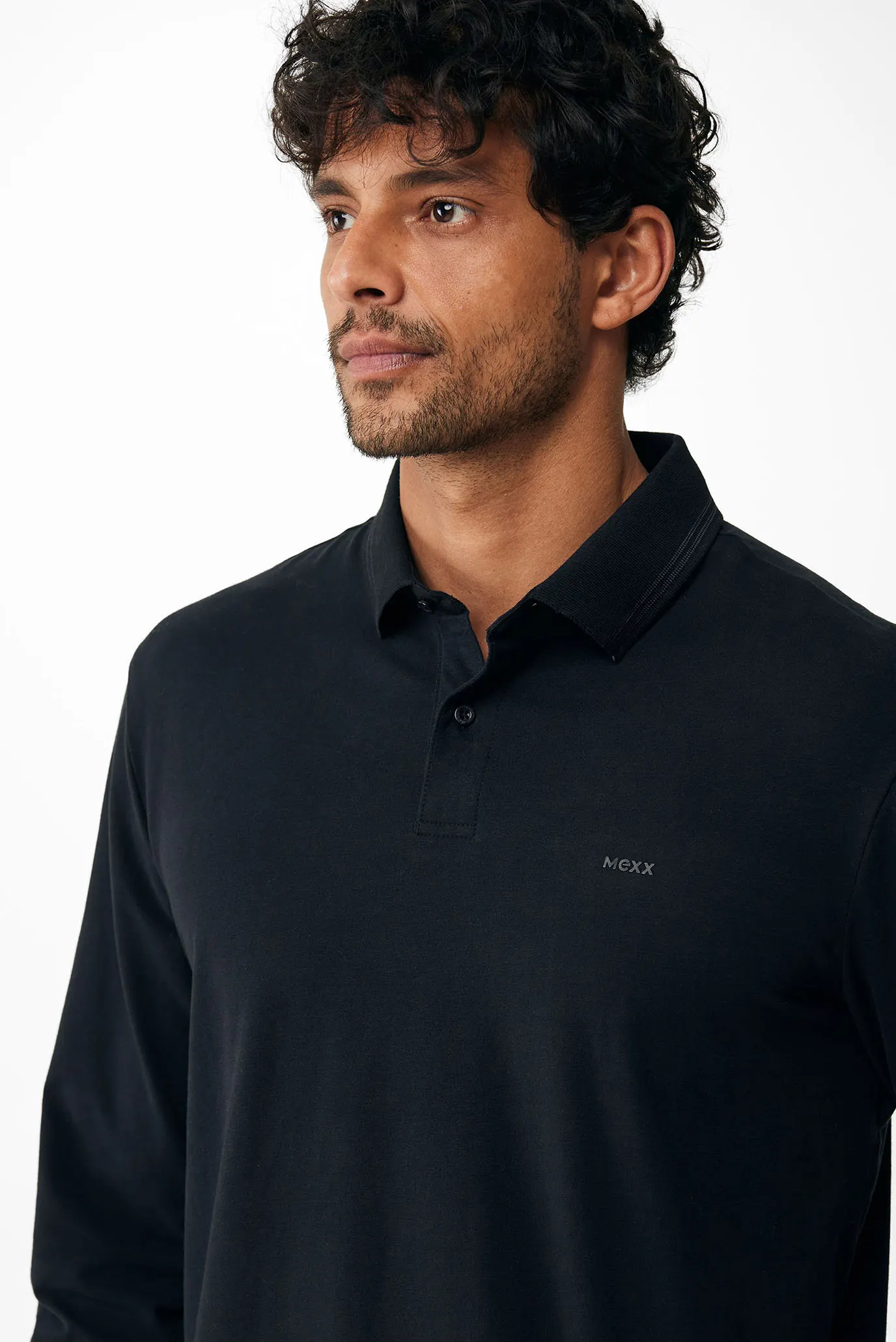 Чоловіче чорне поло BAS 4