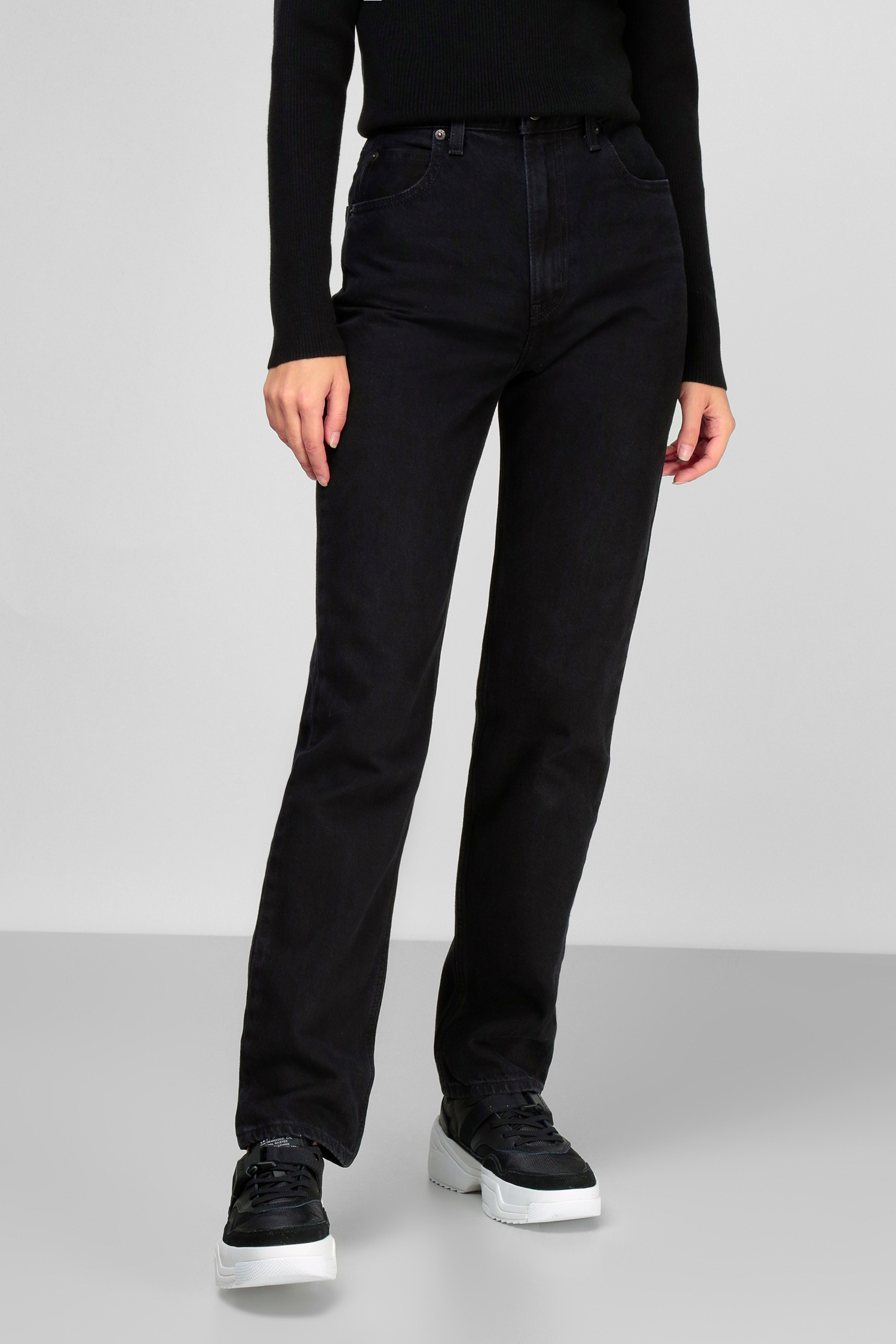 Женские черные джинсы 70s 1