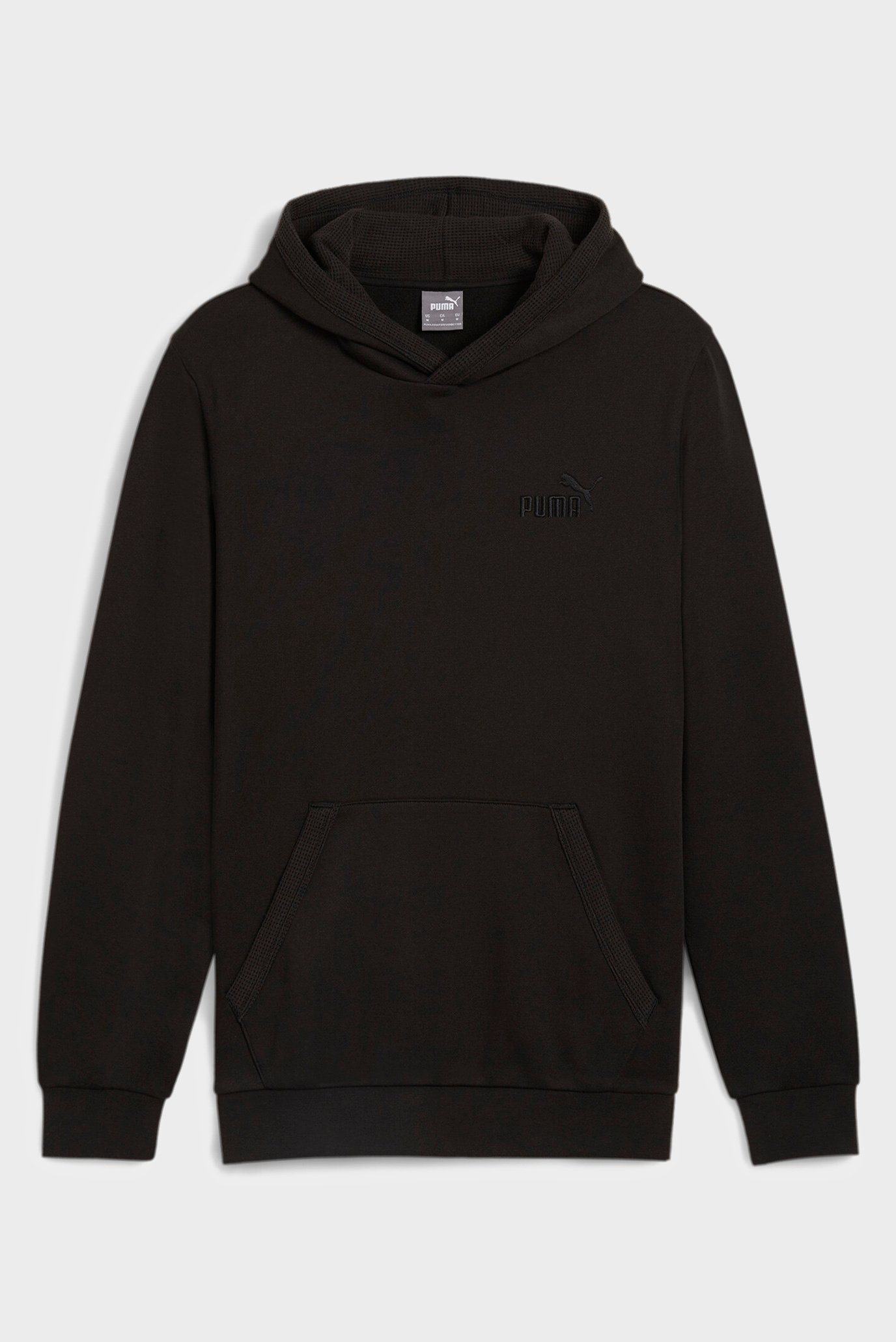 Мужское черное худи ESS ELEVATED Hoodie Men 1