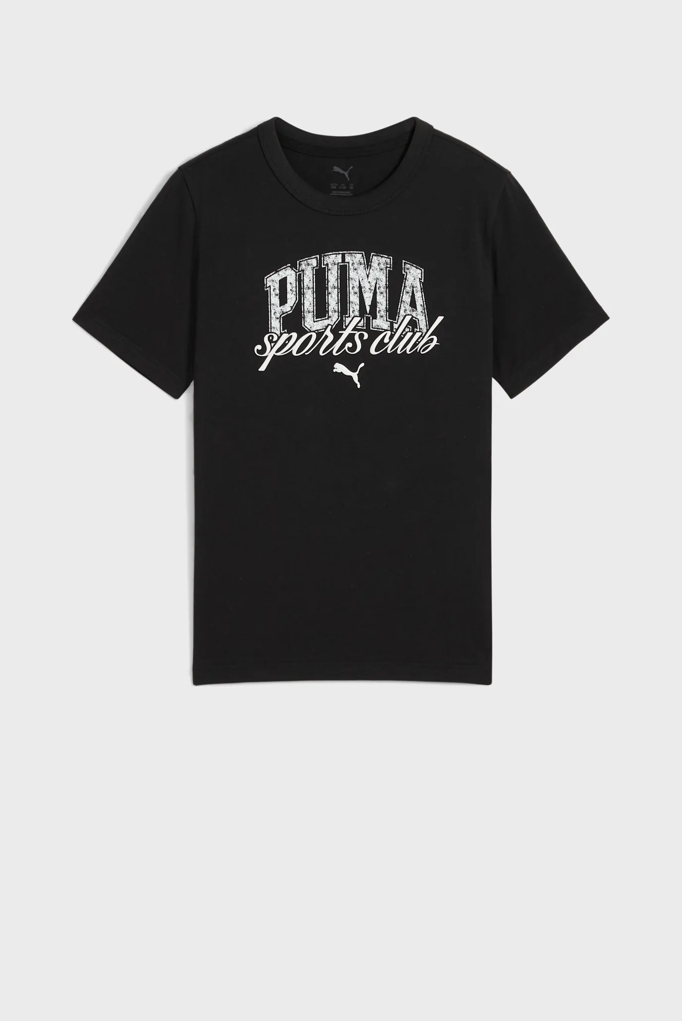 Детская черная футболка PUMA Class Graphic Tee Youth 4