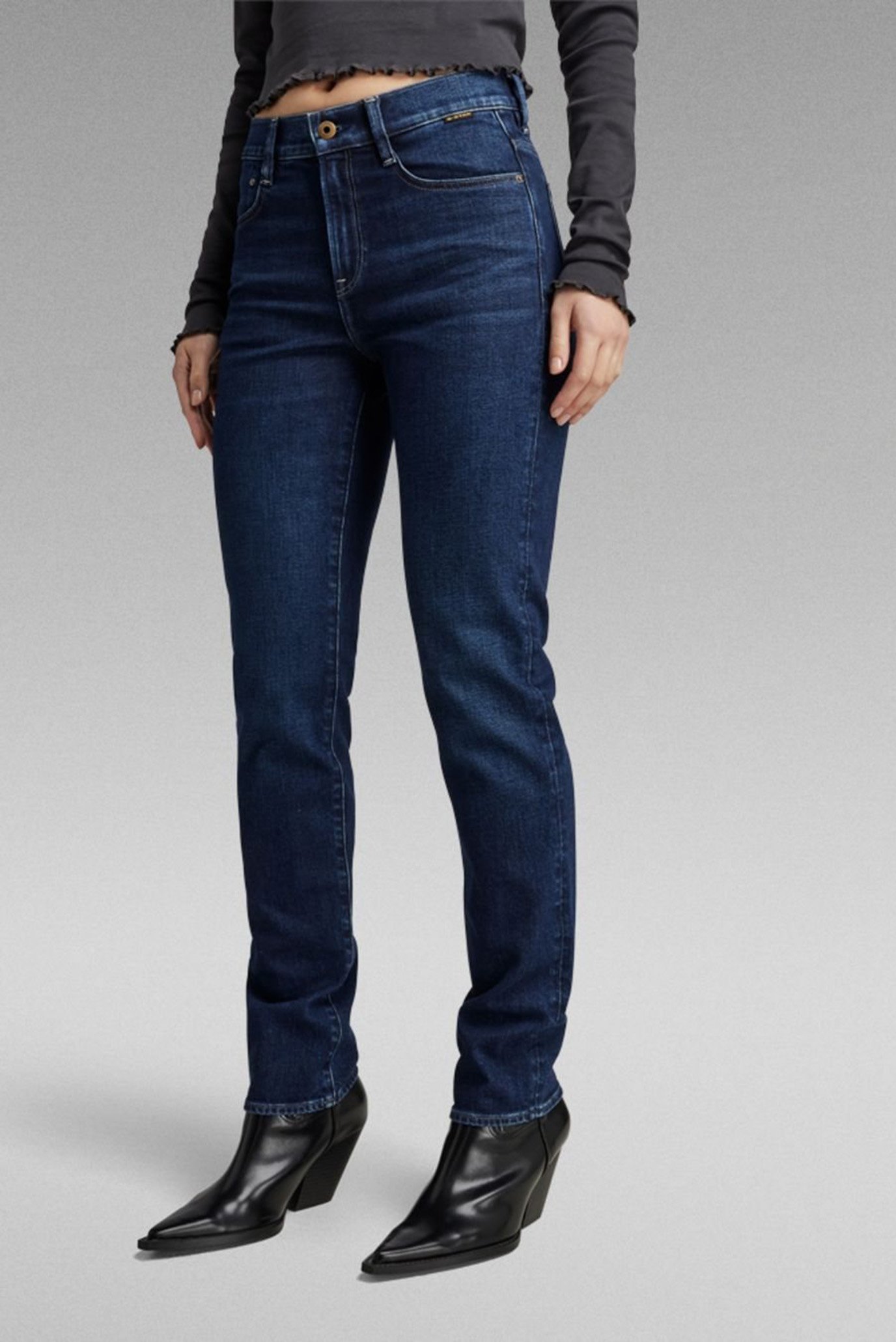 Женские темно-синие джинсы Ace 2.0 Slim Straight 1
