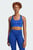 Жіночий синій топ adidas by Stella McCartney TruePurpose Power Impact Training Medium-Support