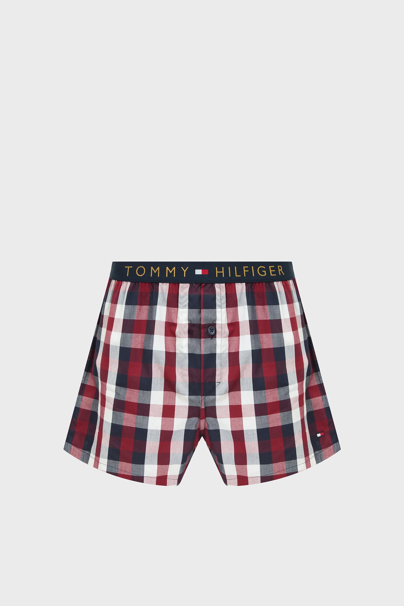 Чоловічі картаті труси WOVEN BOXER PRINT GOLD WB 1