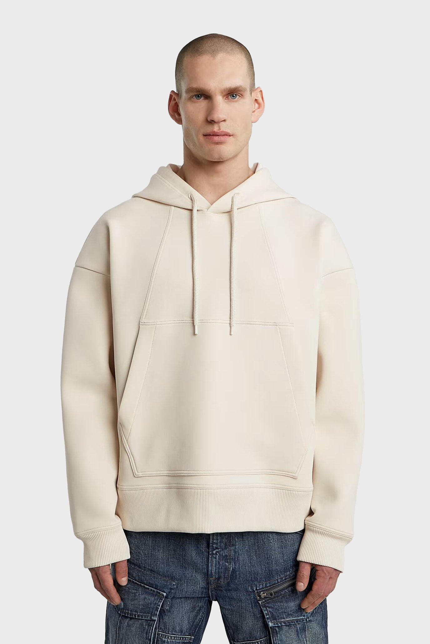 Мужское бежевое худи Scuba Бежевый S G-Star RAW D27093,E309 Мужское бежевое худи Scuba Бежевый S G-Star RAW D27093,E309