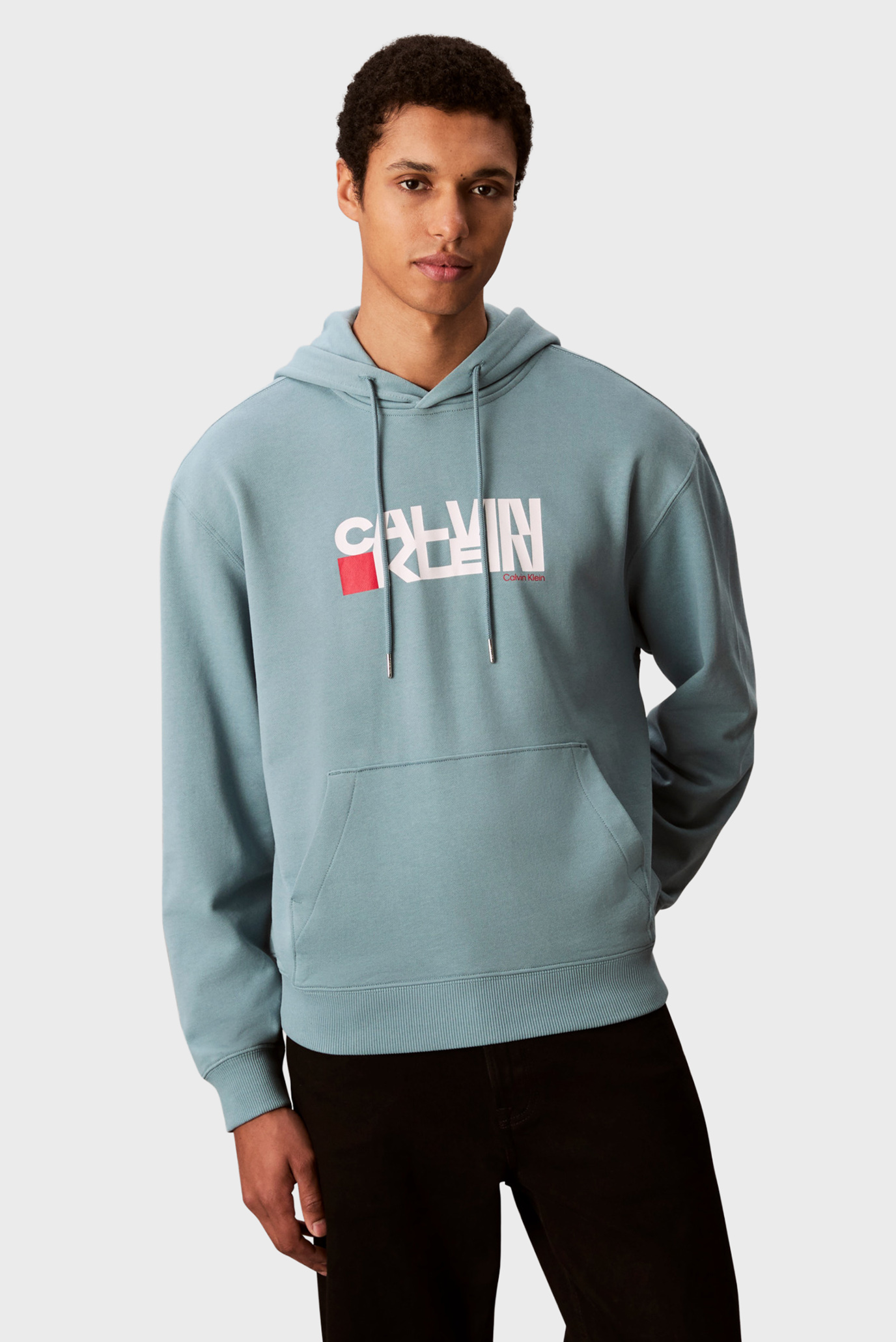 Мужское голубое худи LS EU 350TERRY Голубой S Calvin Klein Jeans LV04RD258G Мужское голубое худи LS EU 350TERRY Голубой S Calvin Klein Jeans LV04RD258G
