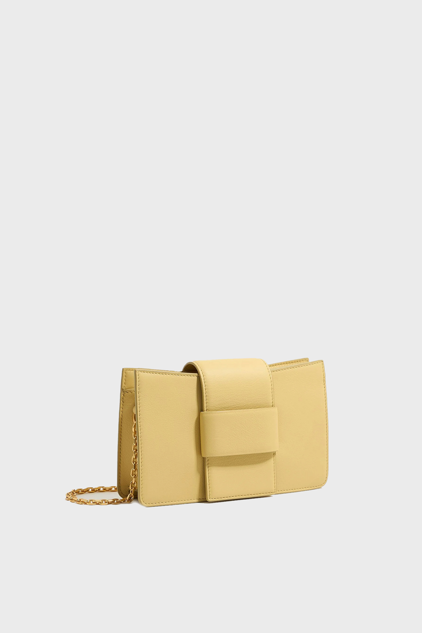 Женская желтая кожаная сумка 1