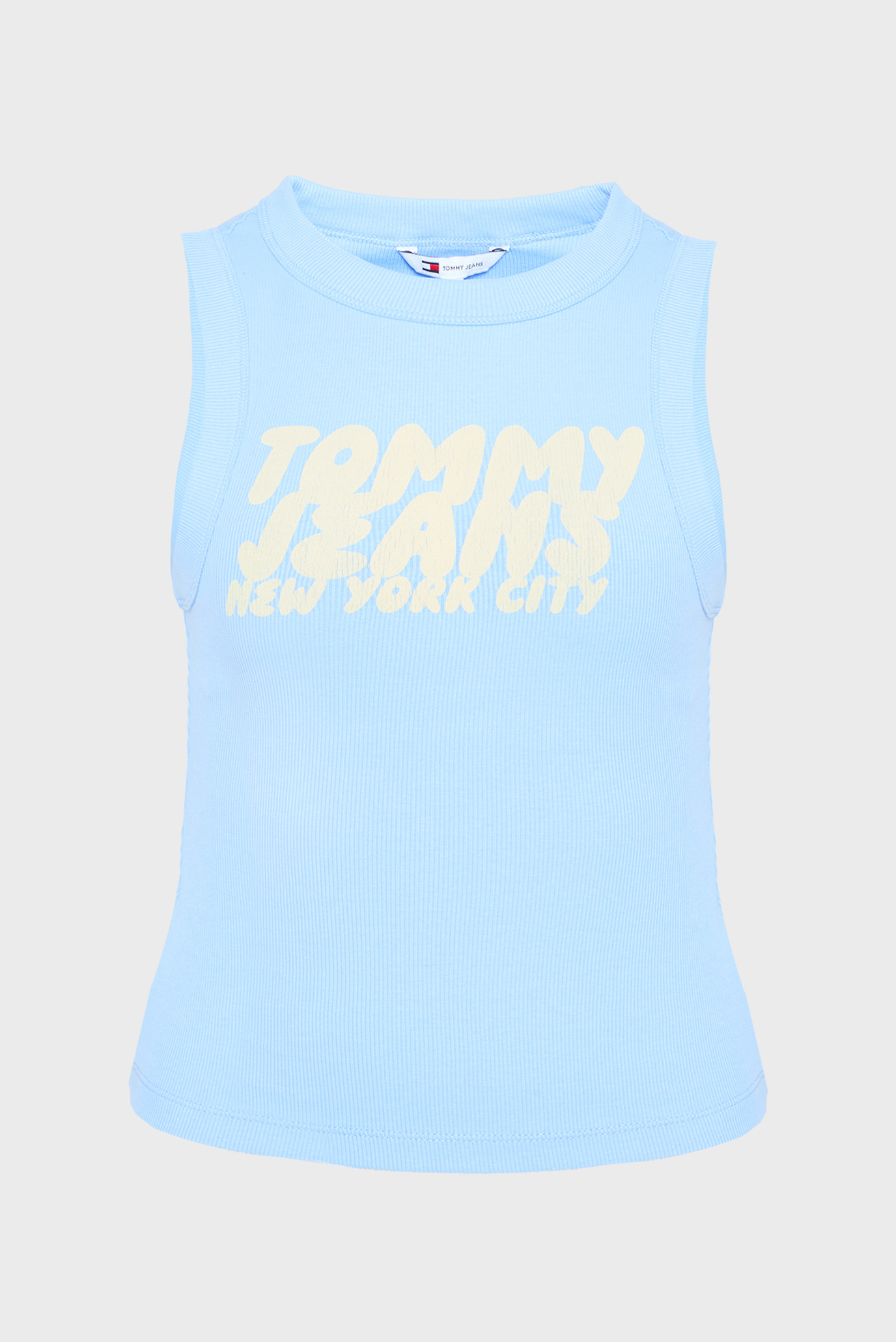 Женская голубая майка Голубой M Tommy Jeans DW0DW21339 Женская голубая майка Голубой M Tommy Jeans DW0DW21339
