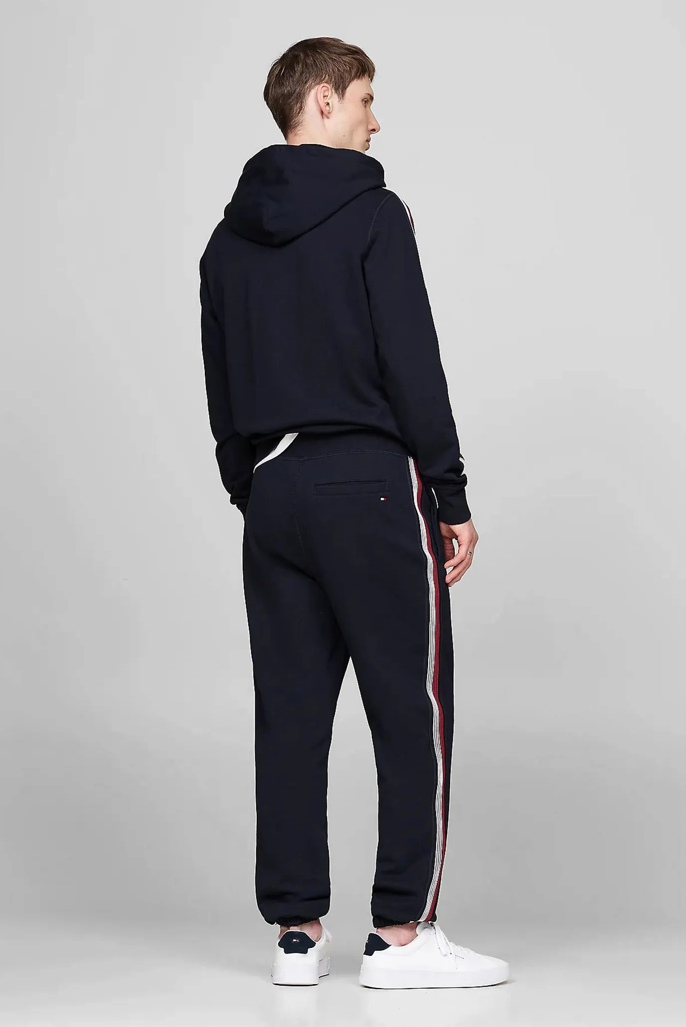 Мужские темно-синие спортивные брюки GLOBAL STRIPE TAPE 3