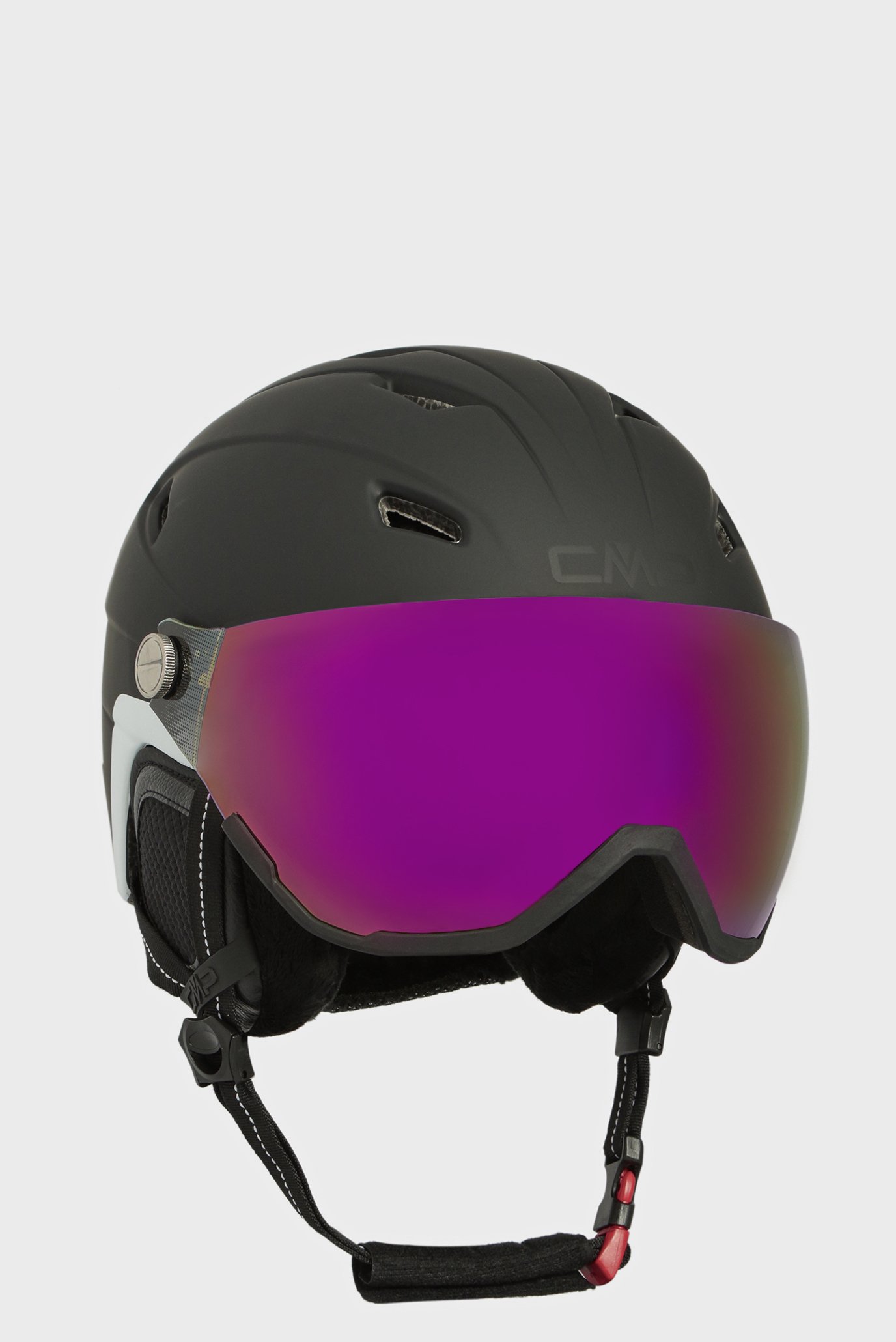 Черный горнолыжный шлем WA-2 SKI HELMET WITH VISOR Черный L CMP 38B4677-U901 Черный горнолыжный шлем WA-2 SKI HELMET WITH VISOR Черный L CMP 38B4677-U901