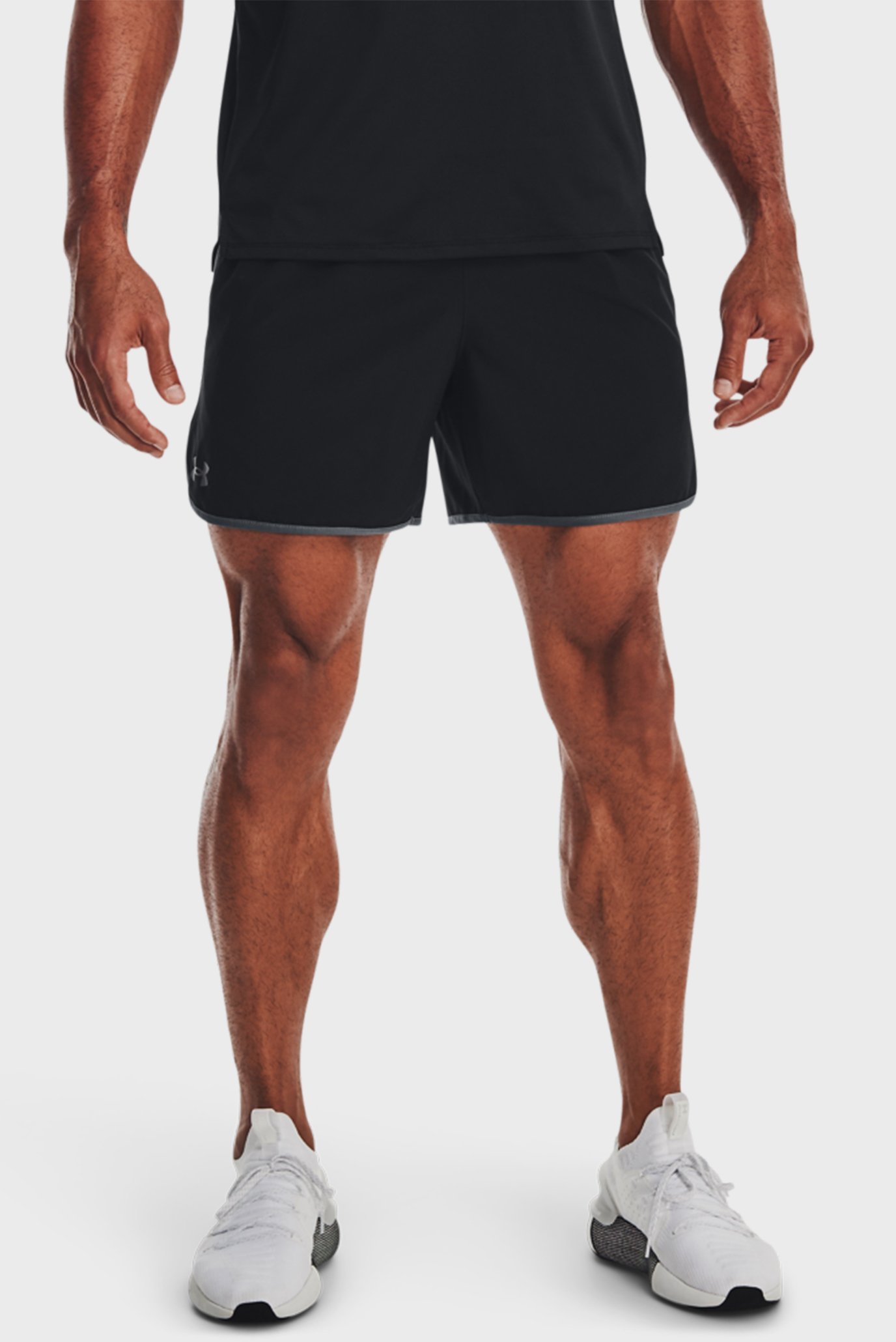 Чоловічі чорні шорти UA HIIT Woven 6in Shorts 1