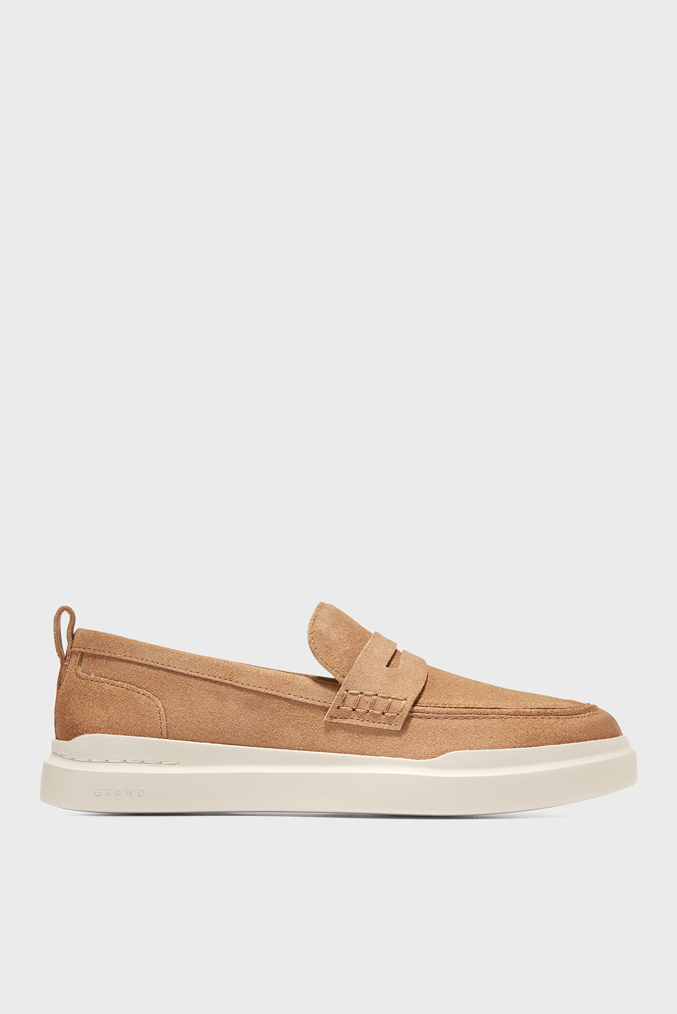 Мужские бежевые замшевые лоферы GrandPrø Rally Penny Loafer 1