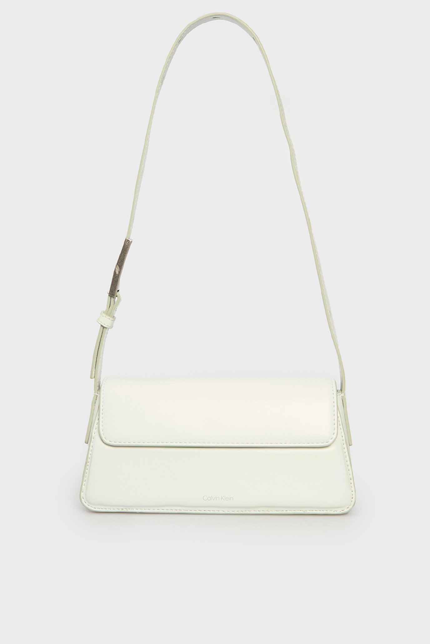 Женская светло-серая сумка BELTED SMALL SHOULDER BAG 1