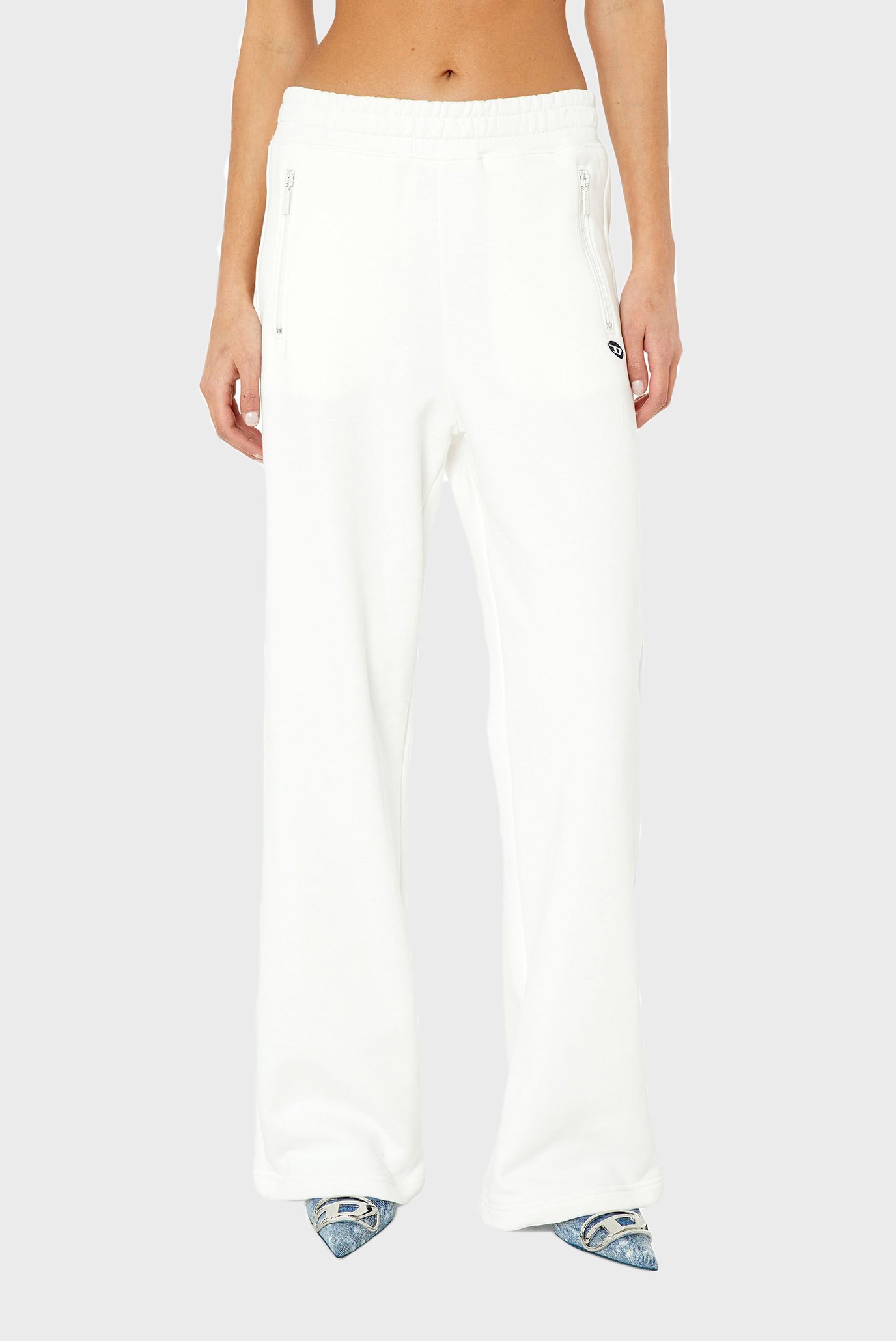 Женские белые спортивные брюки P-ZAM-DOVAL-PJ 1