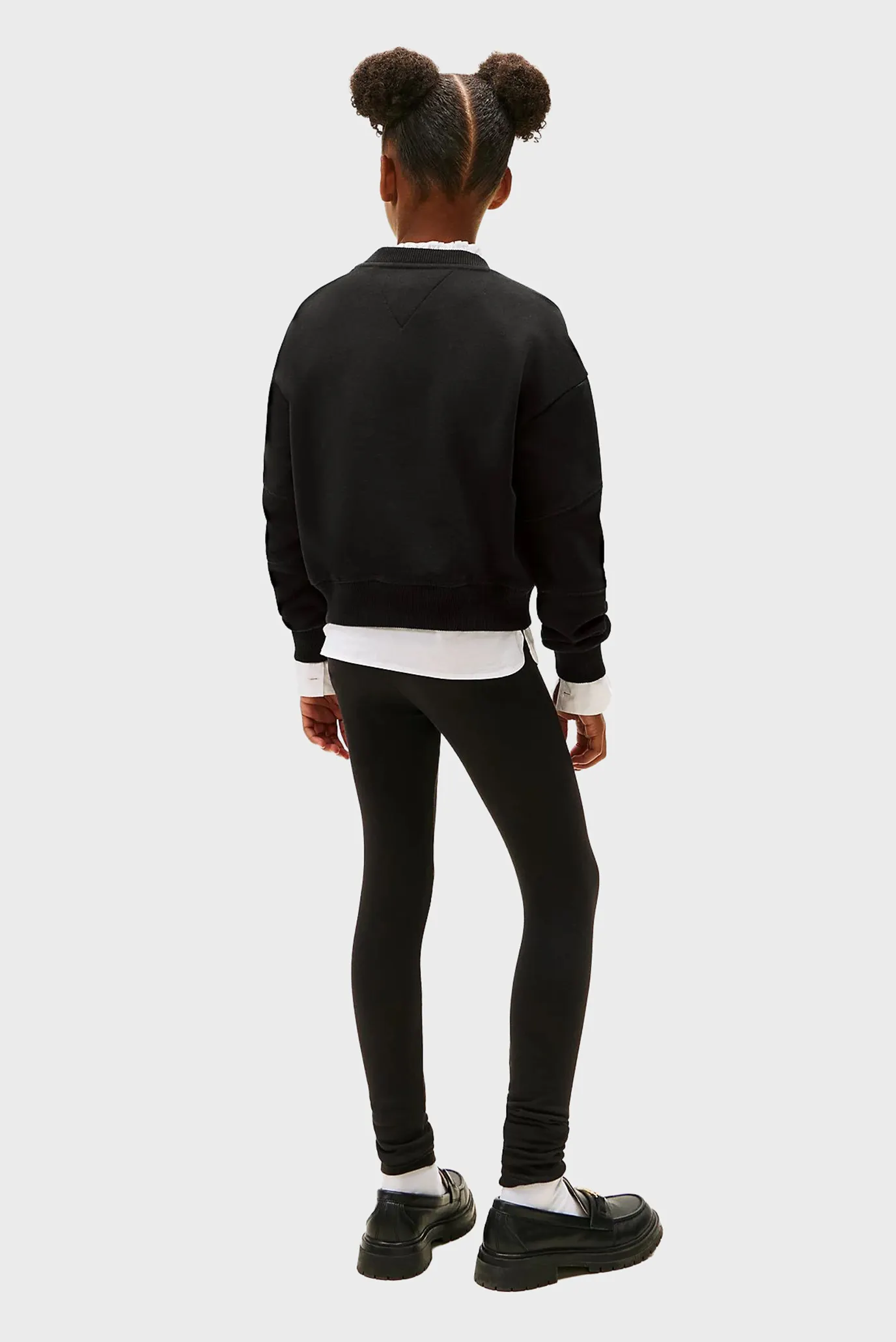 Детский черный спортивный костюм (свитшот, леггинсы) CORP 2