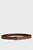 Мужской коричневый кожаный ремень ADAN NEW LEATHER 3.5 EXT