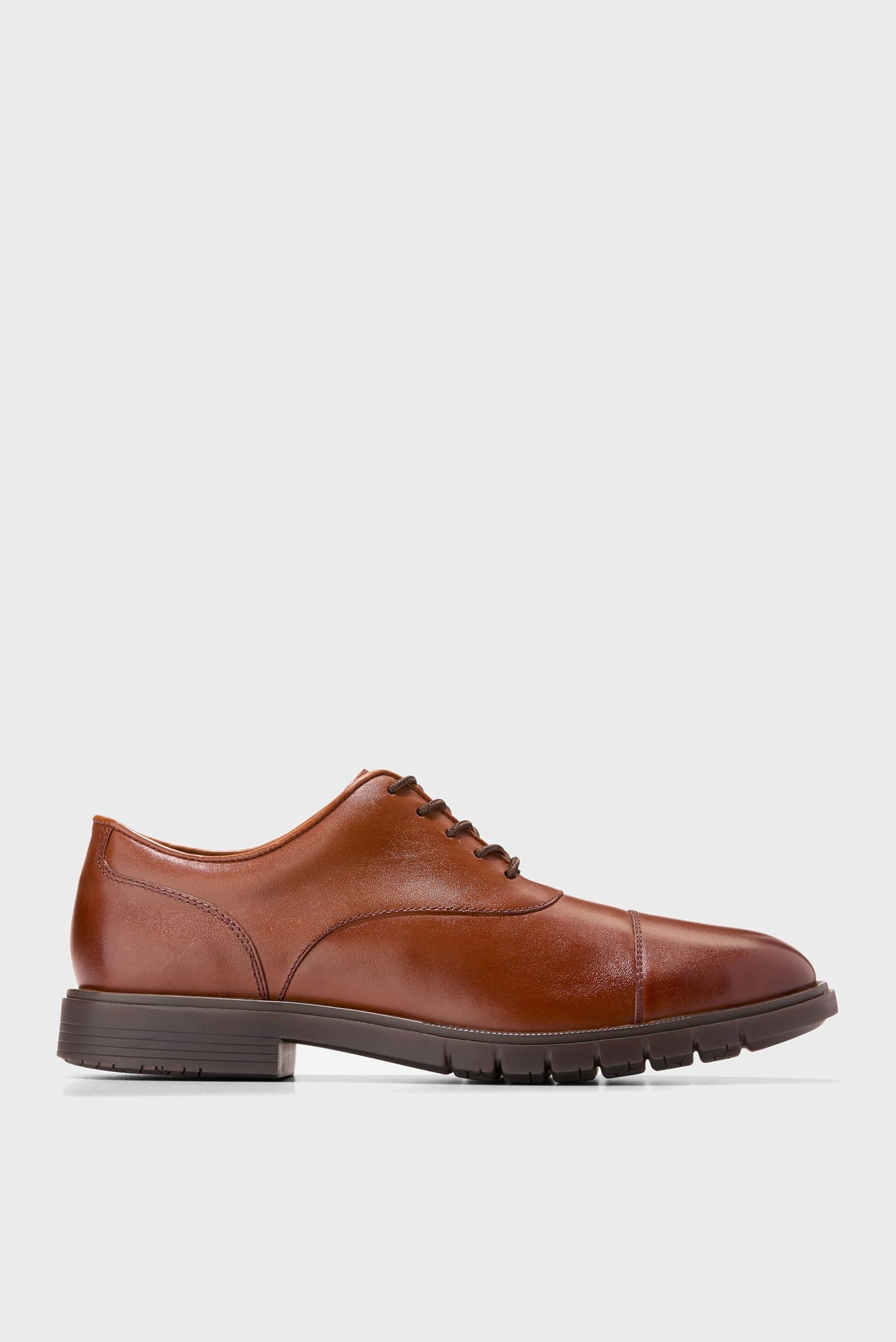 Чоловічі коричневі шкіряні оксфорди GrandFlex Dress Cap Toe Oxford 1