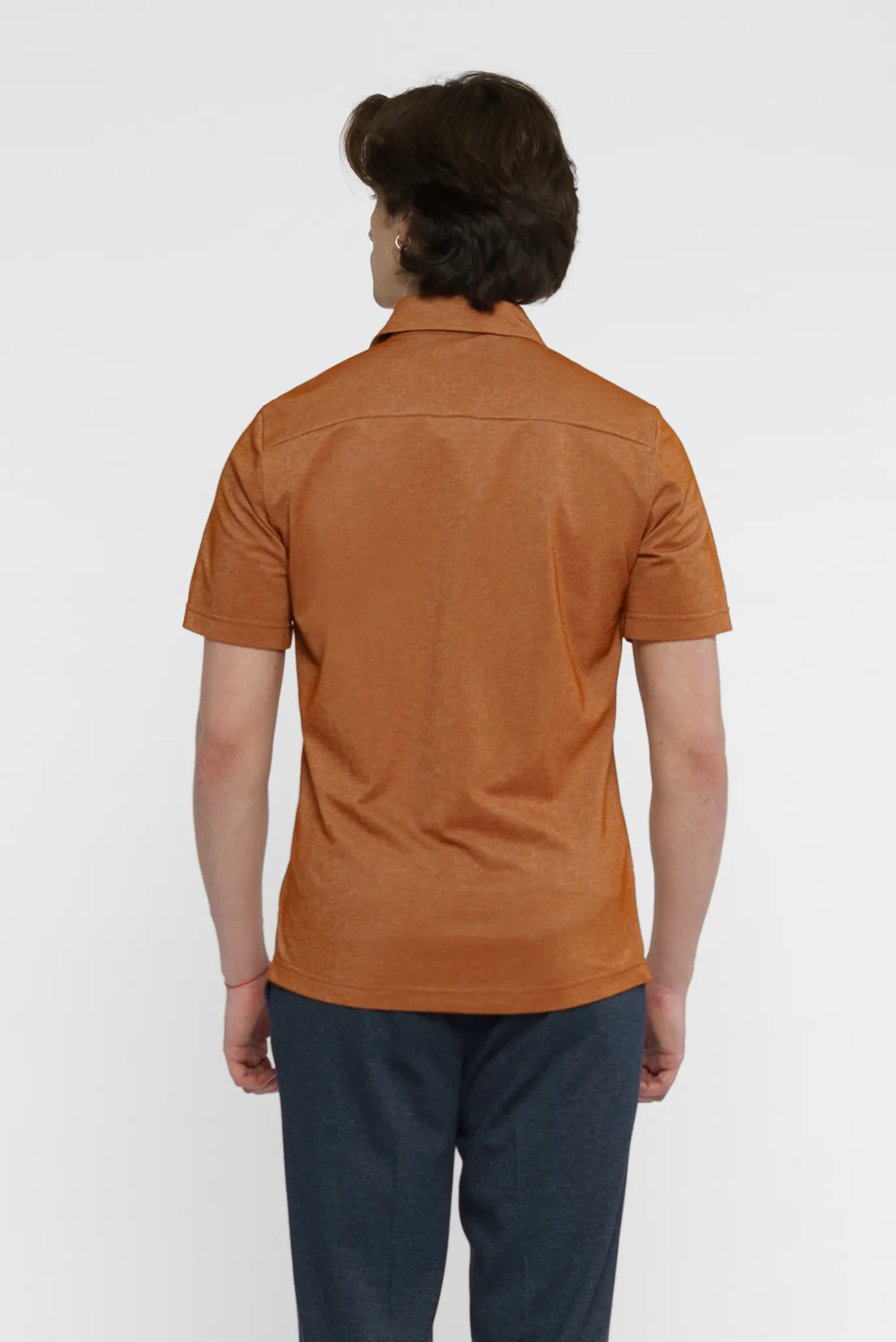 Чоловіче коричневе поло 3