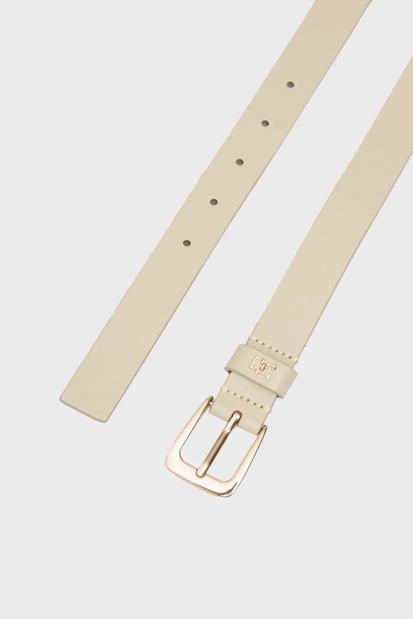 Жіночий бежевий шкіряний ремінь LIBRE 2