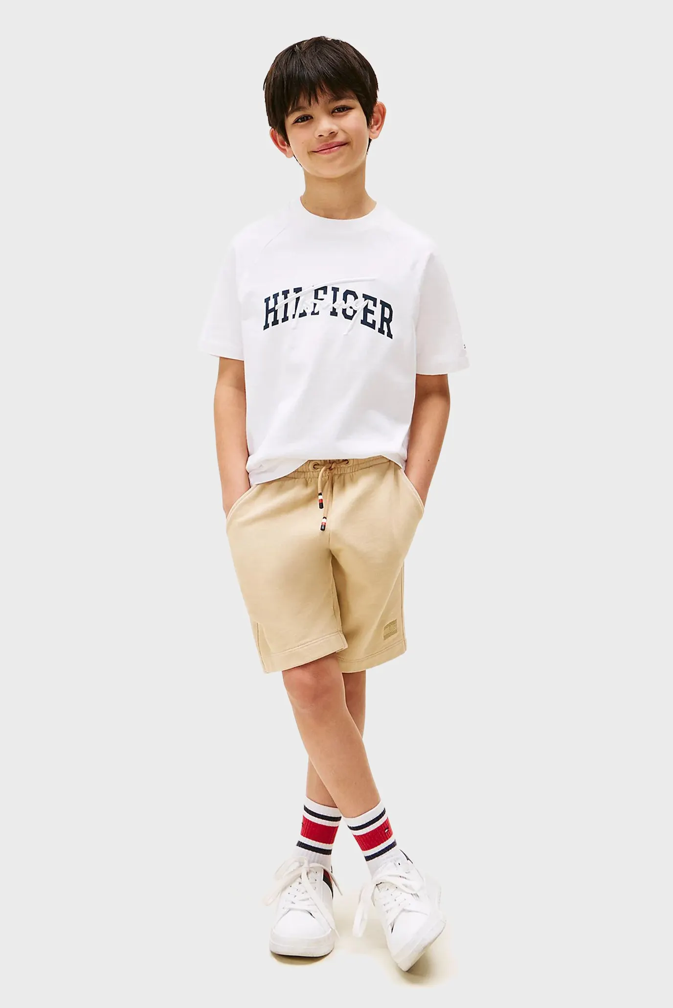 Дитяча біла футболка TH MIXED GRAPHIC 2