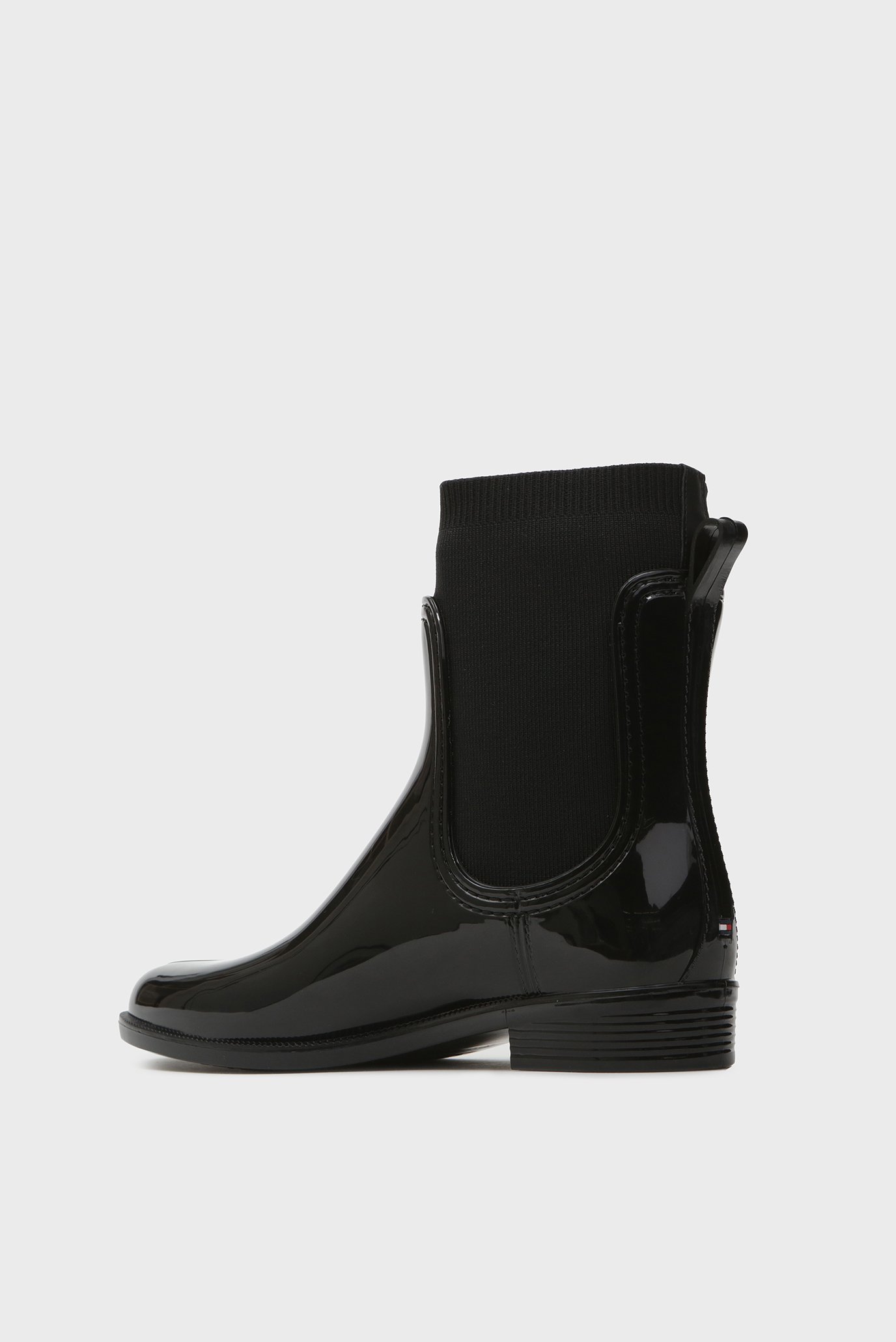 Tommy hilfiger knit rain sales boot