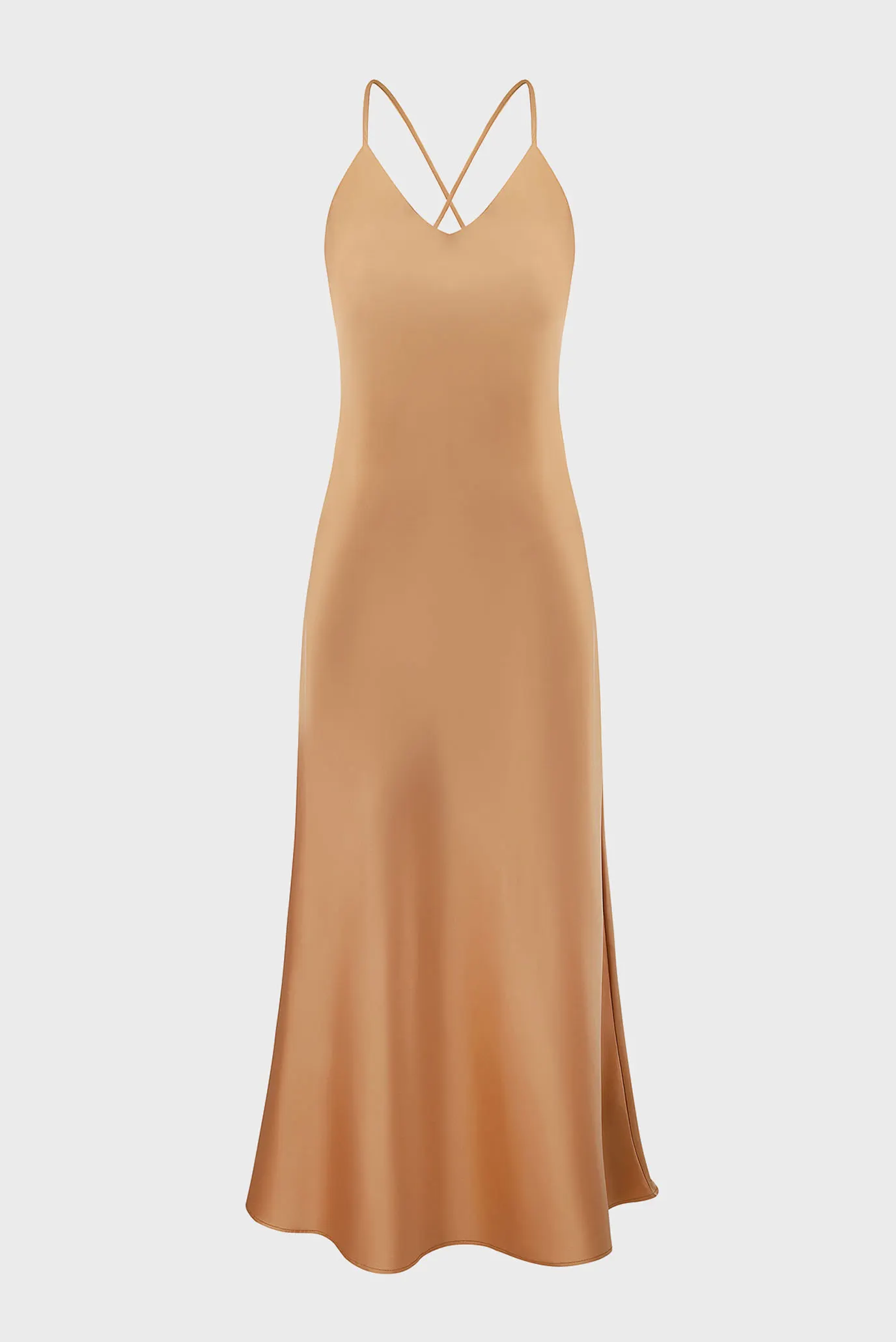 Женская бежевая ночная рубашка 5