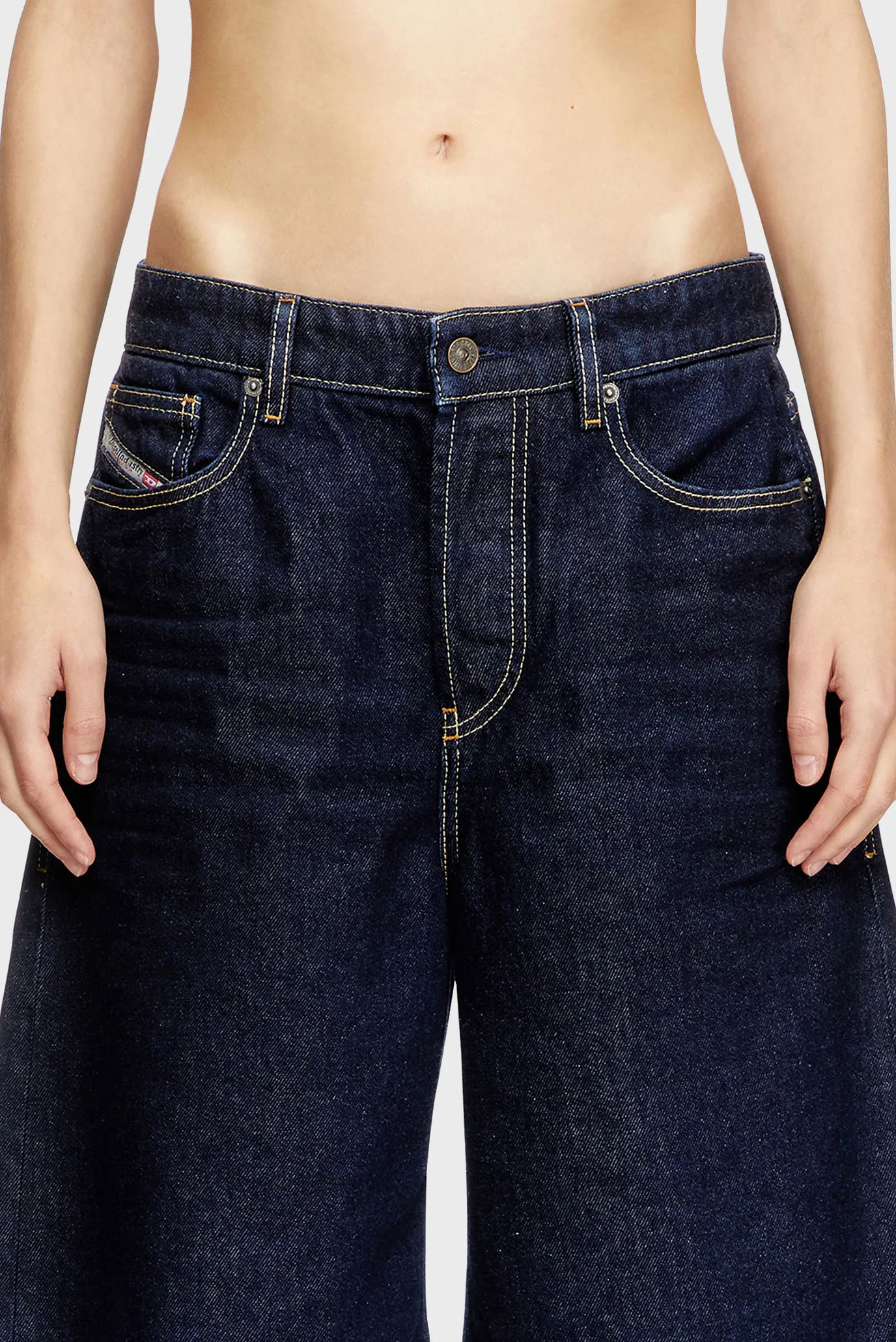 Жіночі темно-сині джинсові шорти 4