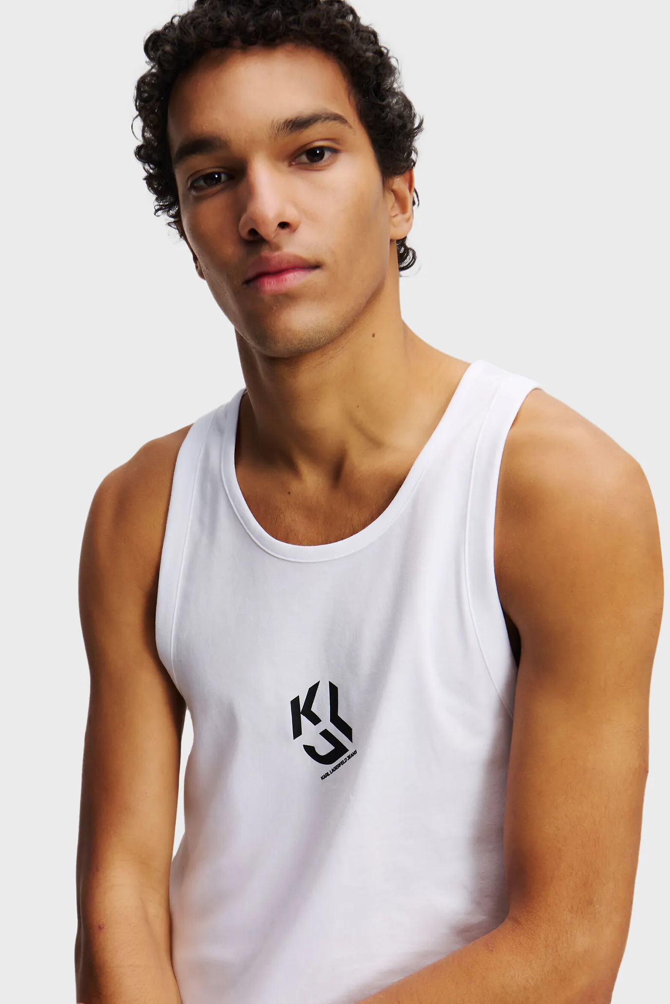 Чоловіча біла майка JERSEY VEST 4