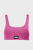 Женский розовый лиф от купальника PUMA Swim Women Ribber Scoop Top