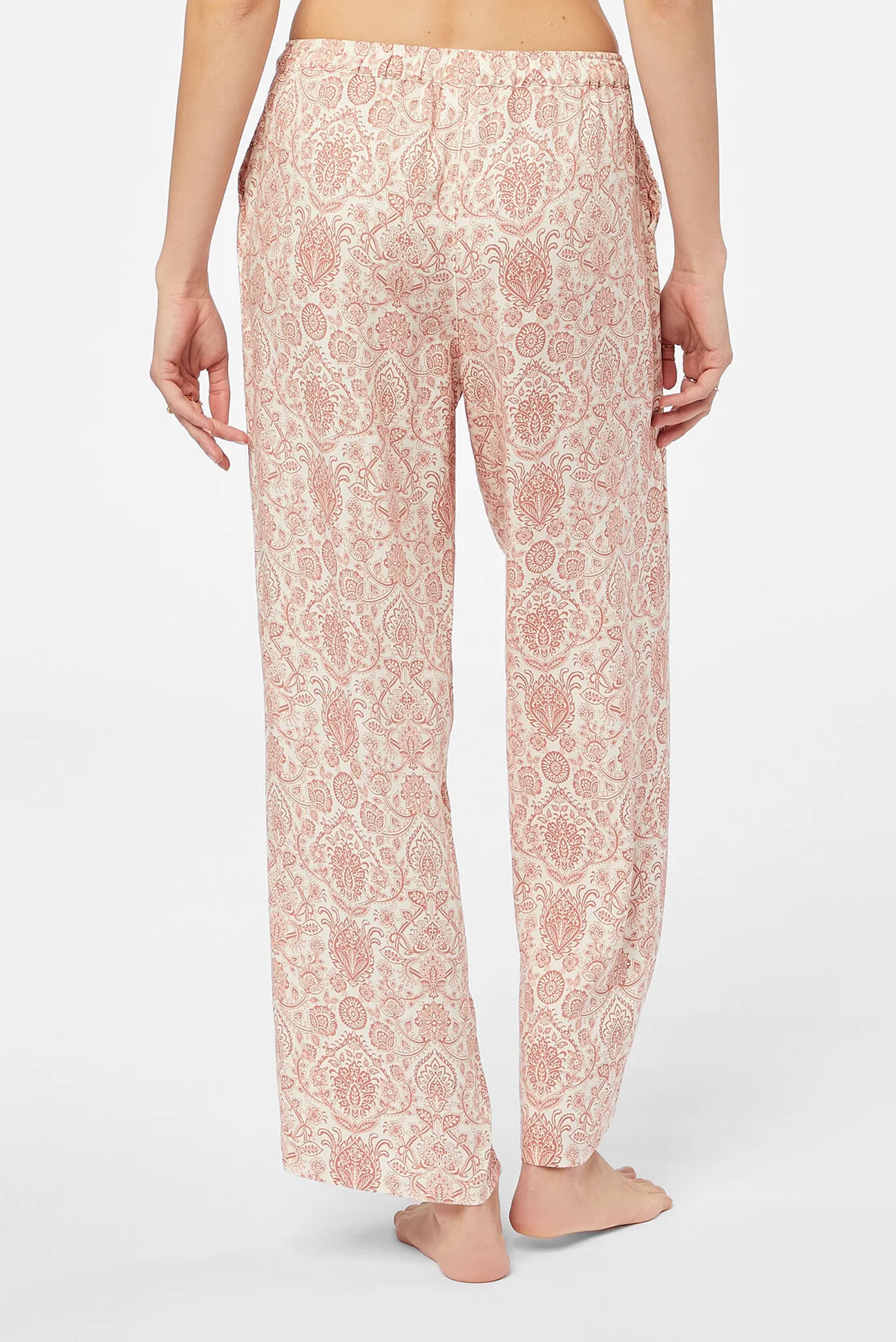 Женские белые брюки с узором BANIA 3