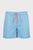 Мужские голубые плавательные шорты в полоску