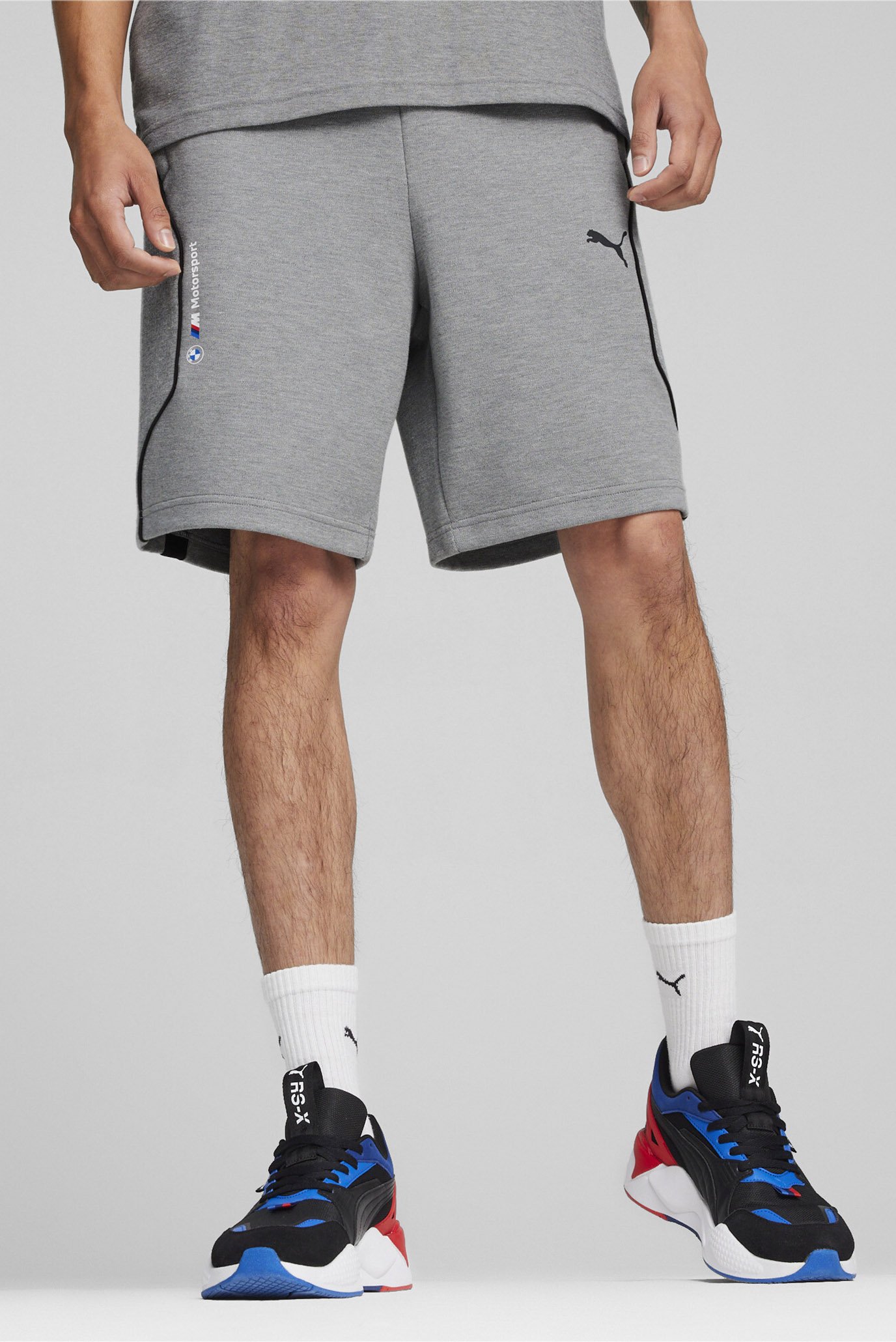 Мужские серые шорты BMW M Motorsport Men's Motorsport Sweat Shorts 1