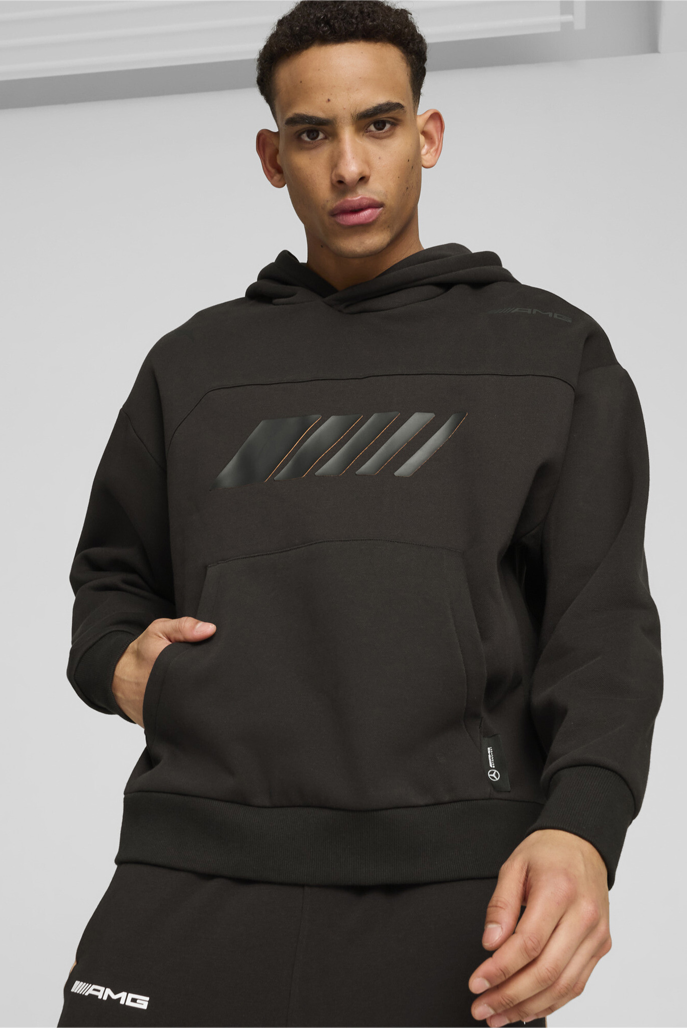 Чоловіче чорне худі Mercedes-AMG Motorsport Statement Hoodie Men 1