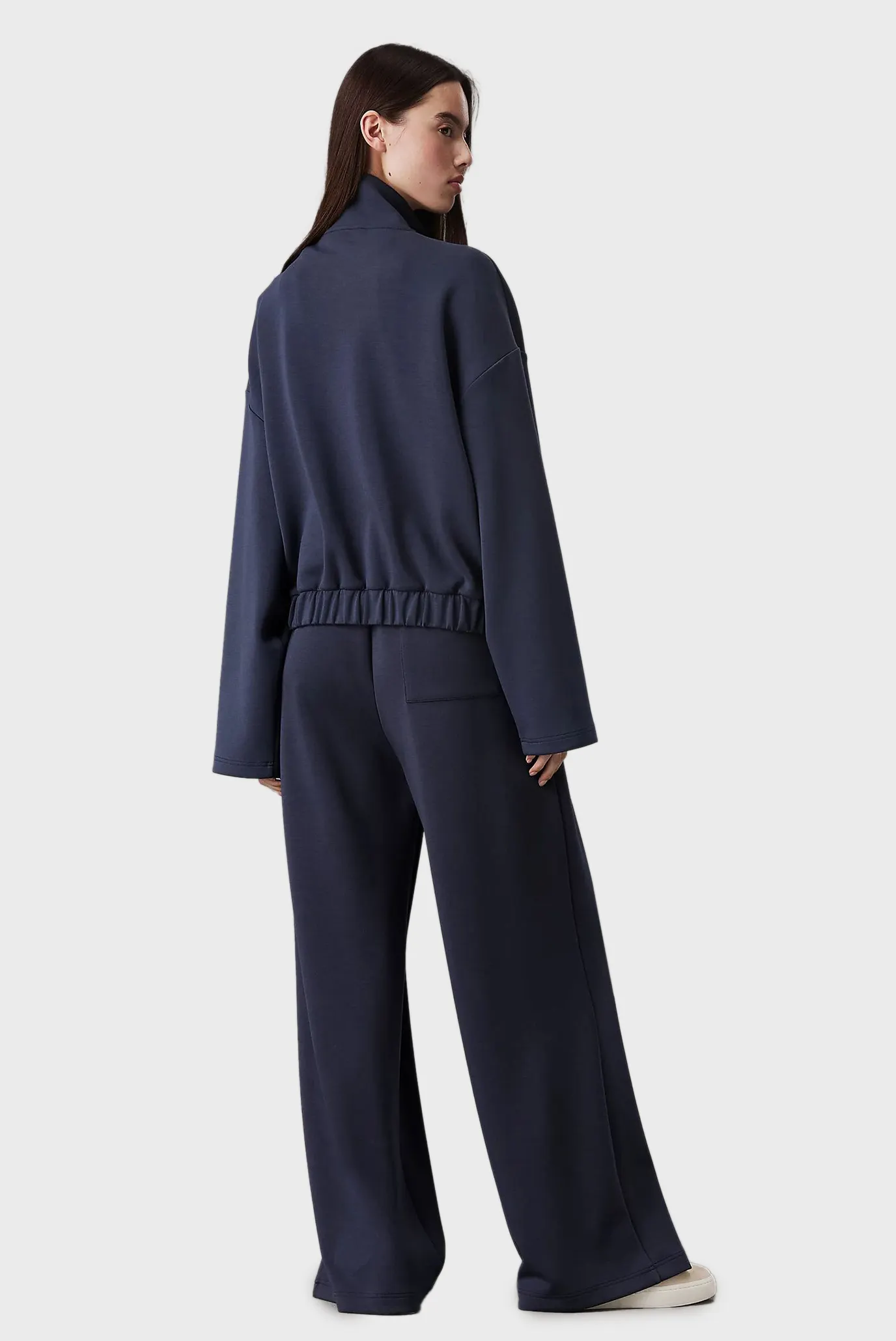 Женская синяя спортивная кофта HEAVY MODAL ZIP-THROUGH 3