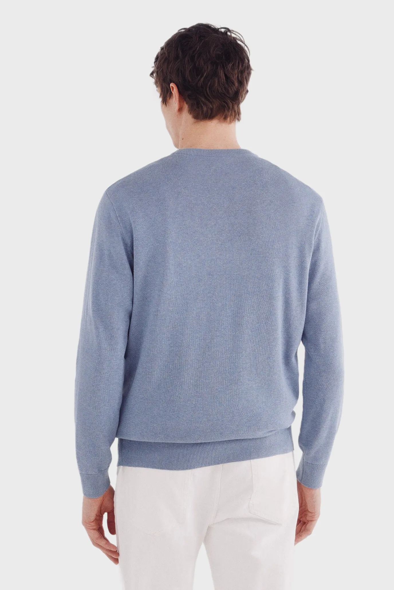Мужской голубой джемпер 3
