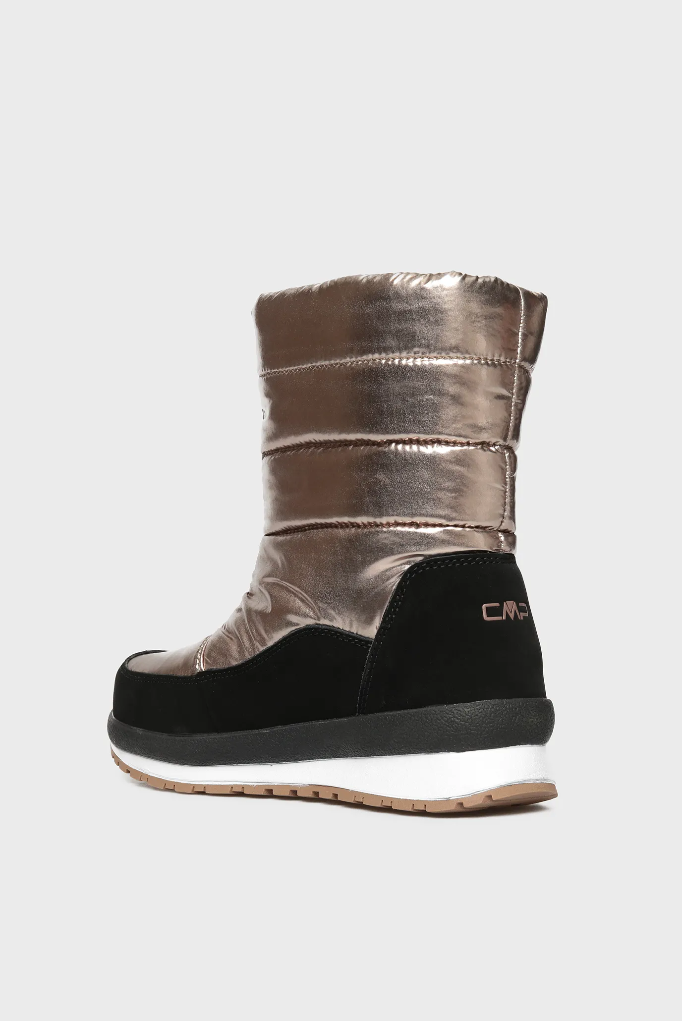 Детские золотистые дутики 4