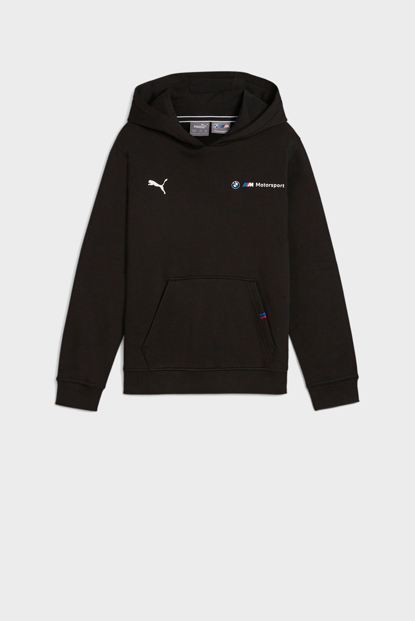 Дитяче чорне худі BMW M Motorsport ESS+ Fleece Hoodie Youth 1