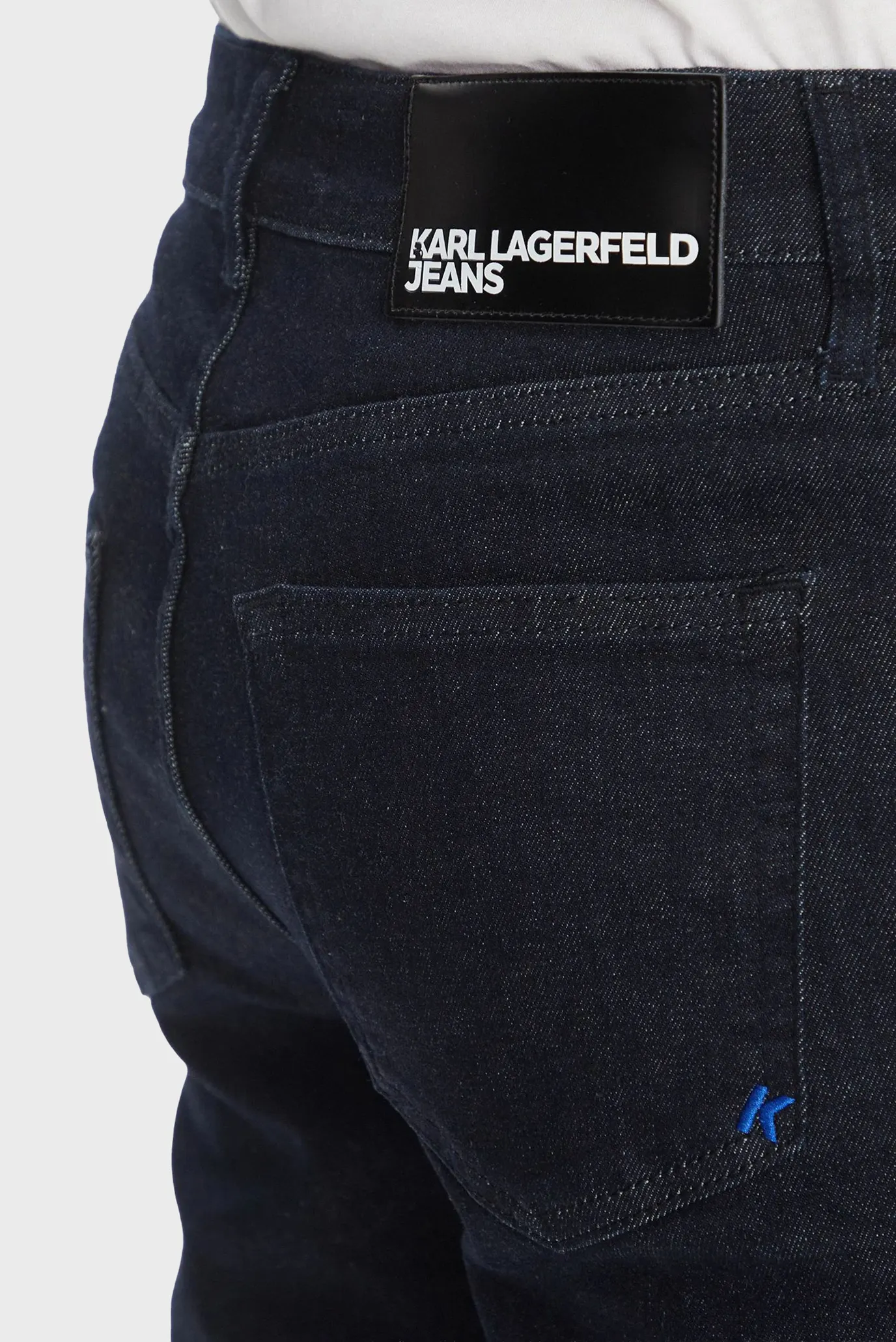 Мужские темно-синие джинсы slim denim 5