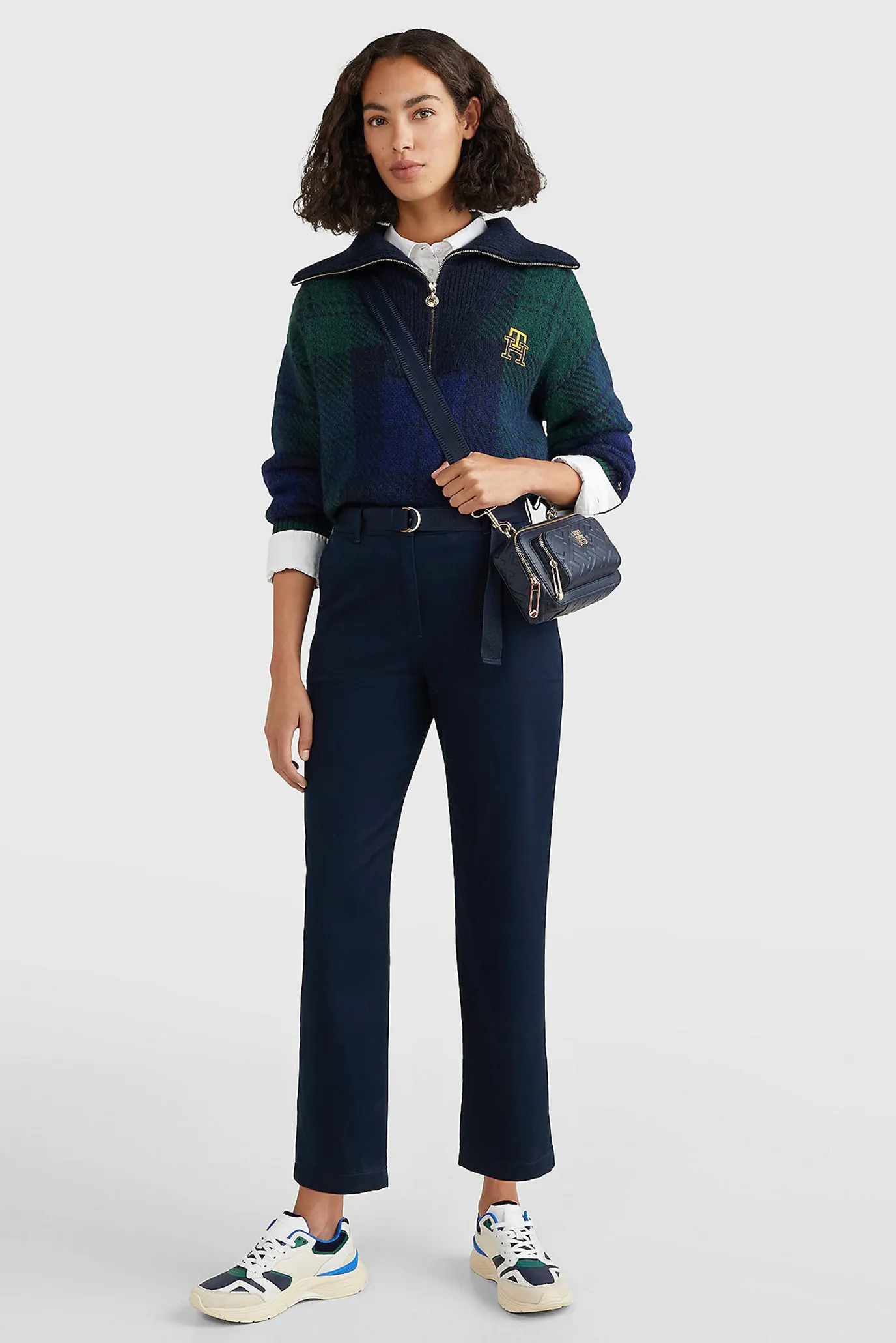 Жіночі темно-сині брюки 2