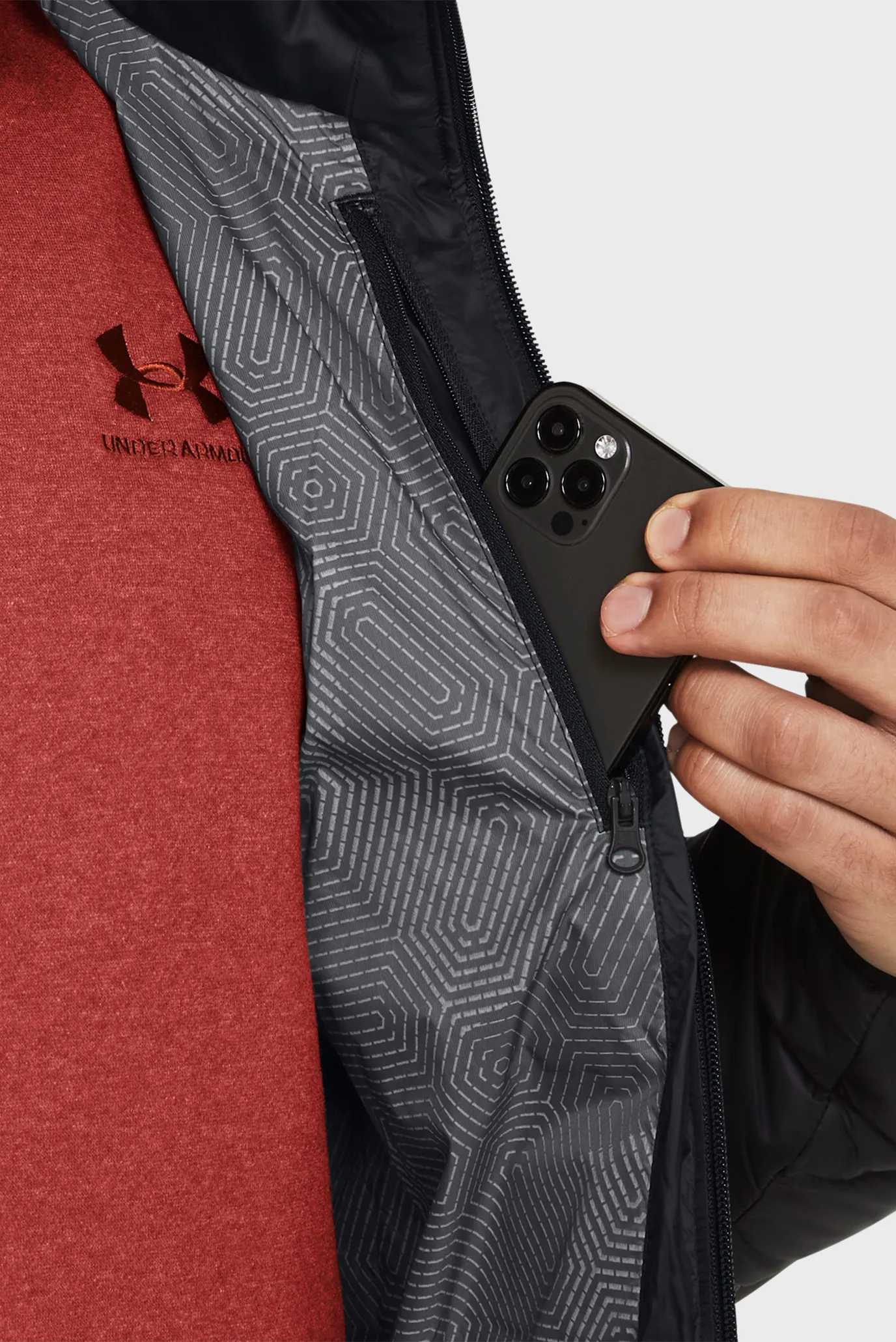 Чоловічий чорний пуховик LEGEND DOWN HOODED JACKET 4