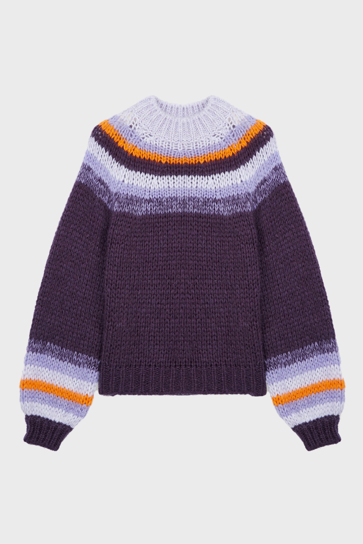 Женский фиолетовый свитер 1