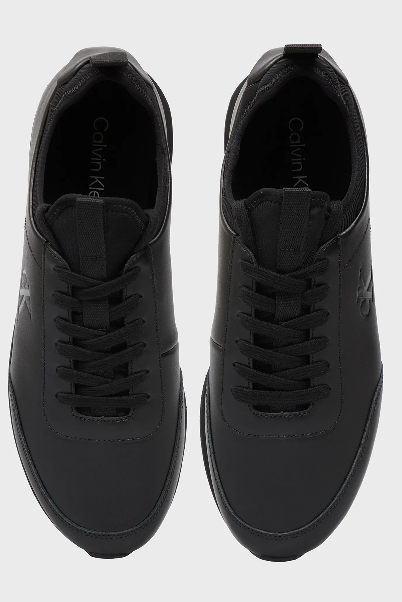 Мужские черные кожаные кроссовки RETRO 4