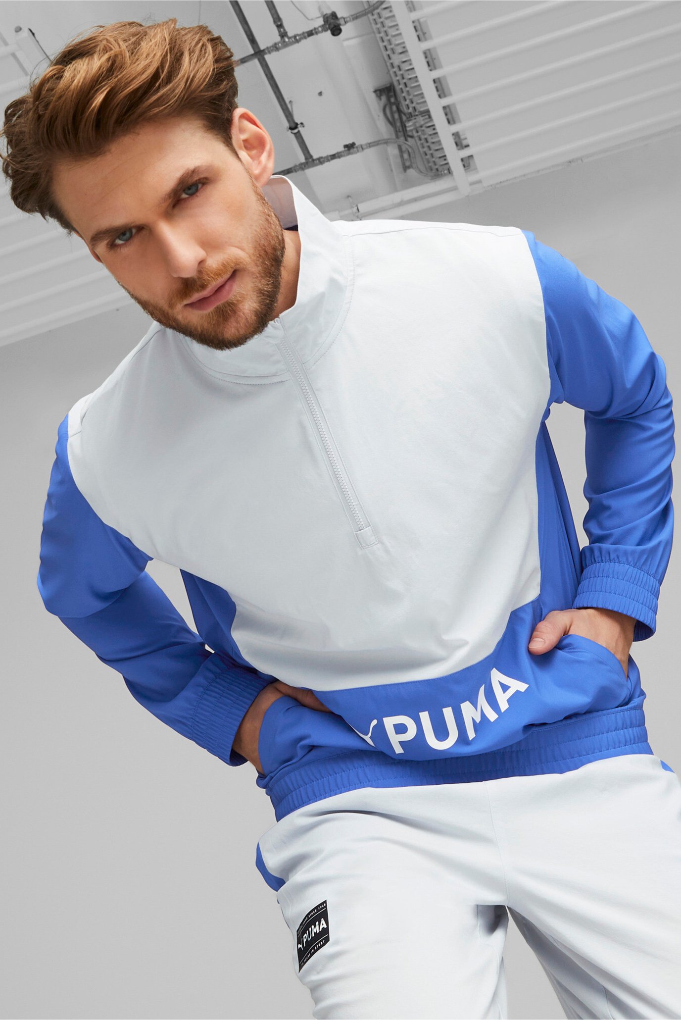 Чоловічий анорак PUMA Fit Woven Half-Zip Training Jacket Men 1