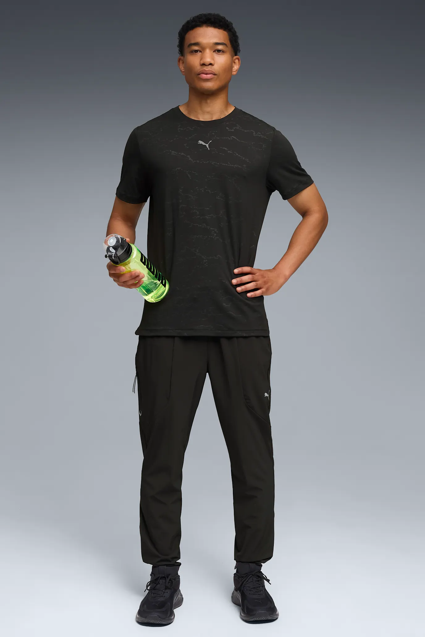 Мужская черная футболка CLOUDSPUN Training Tee Men 2