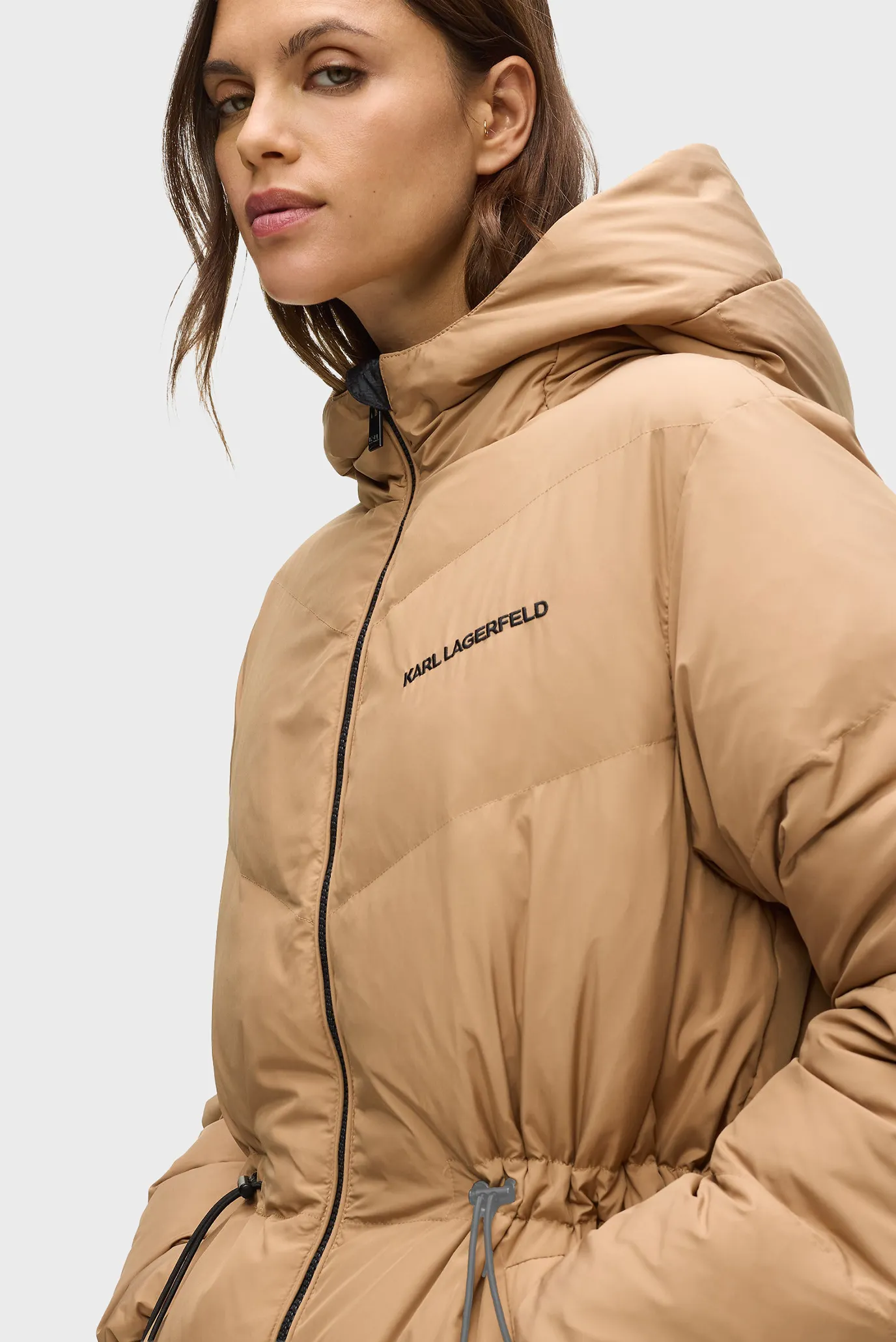 Жіноча двостороння куртка reversible long 4