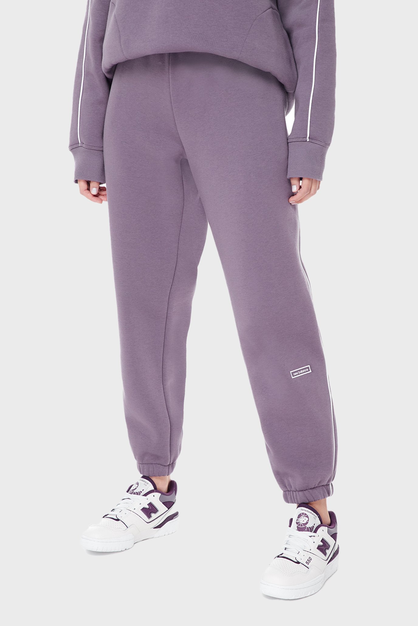 Жіночі фіолетові спортивні штани Essentials Brushed 1
